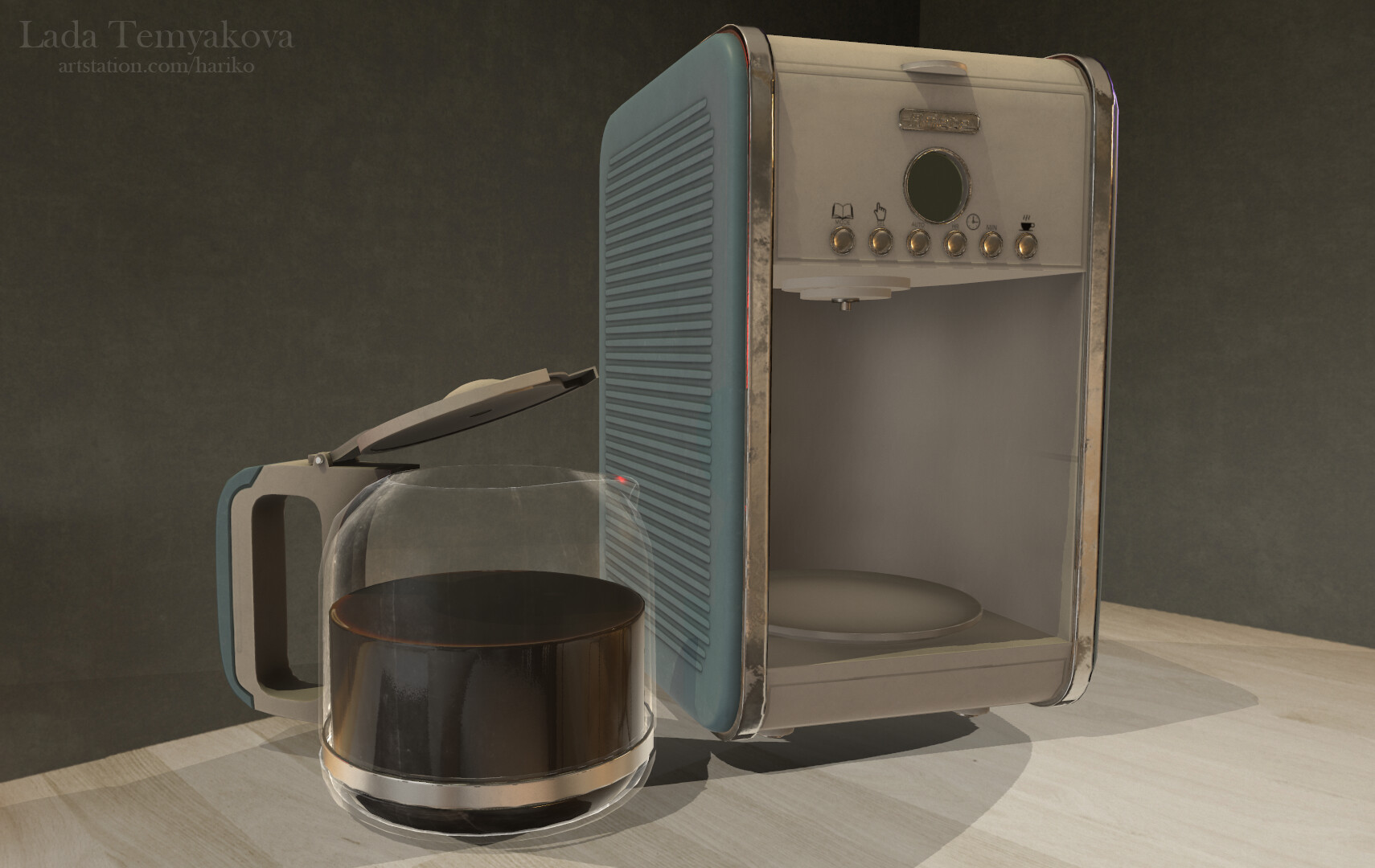 ArtStation - Vintage Coffee Maker
