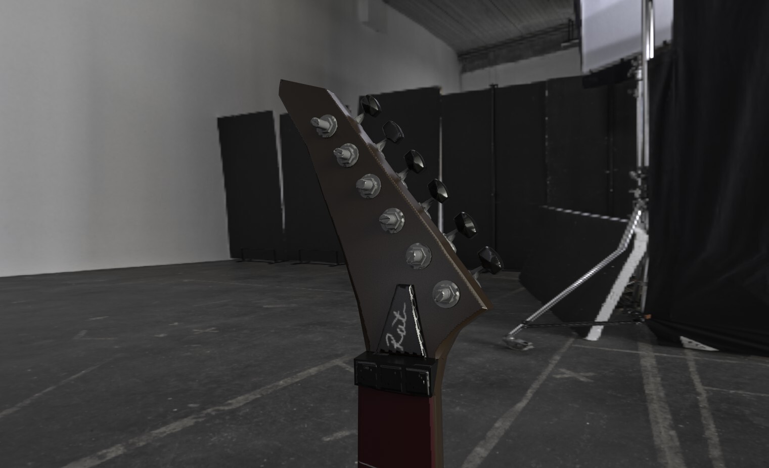 Gray Bello Guitar Hero Ratticus Norvegicus Toilet Guitar