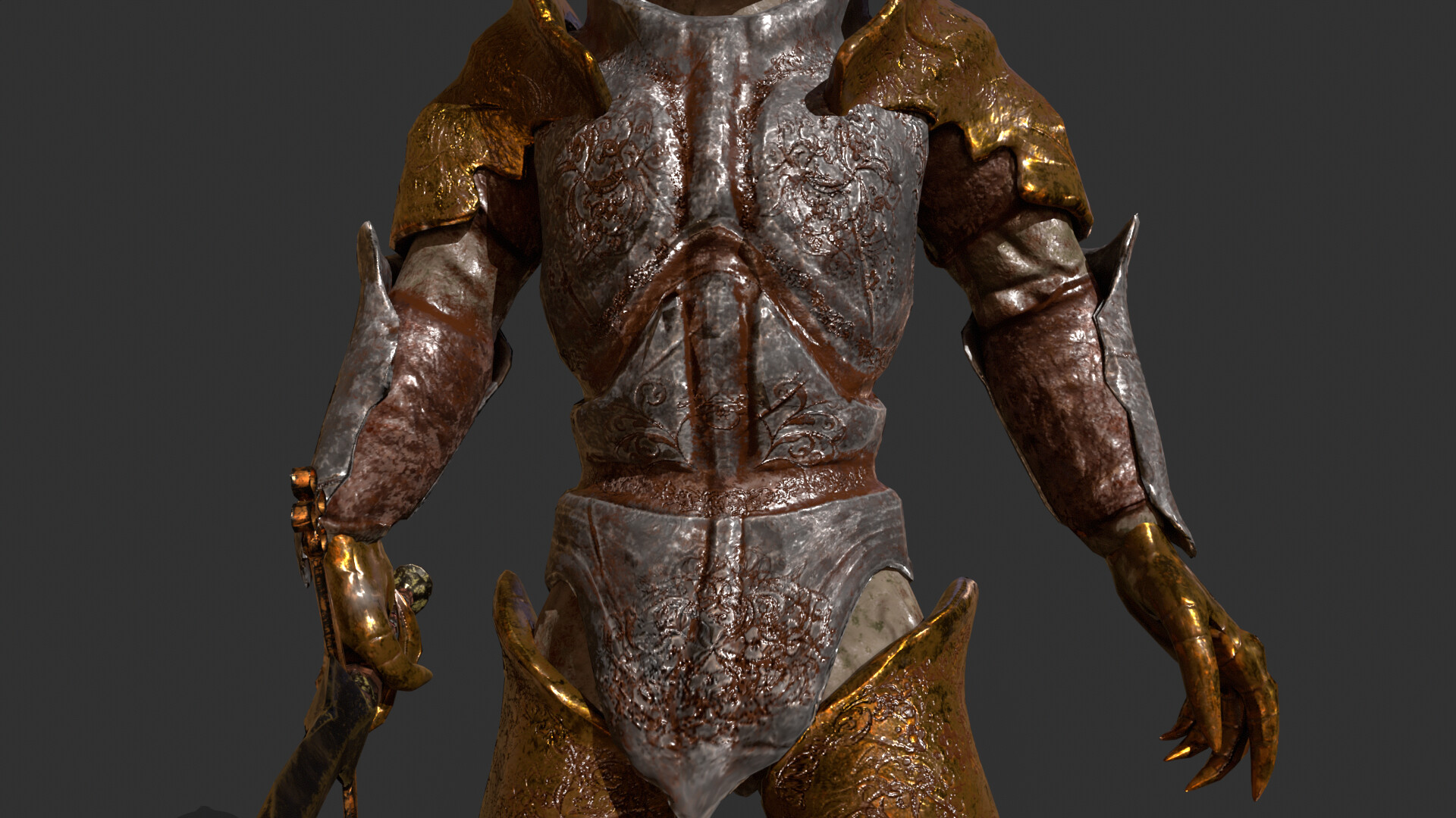 ArtStation - Brass Armor from DARK SOULS.