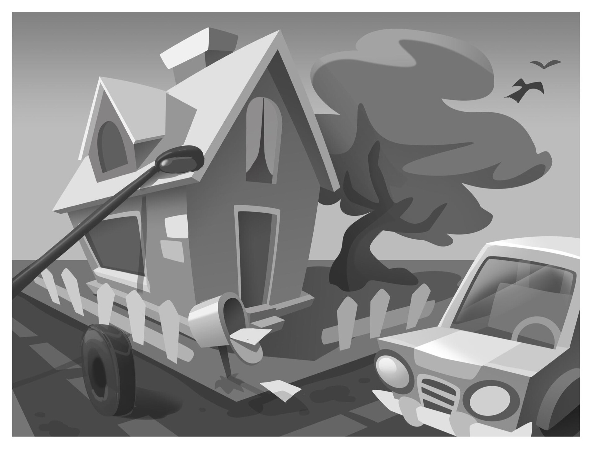 ArtStation The corner house