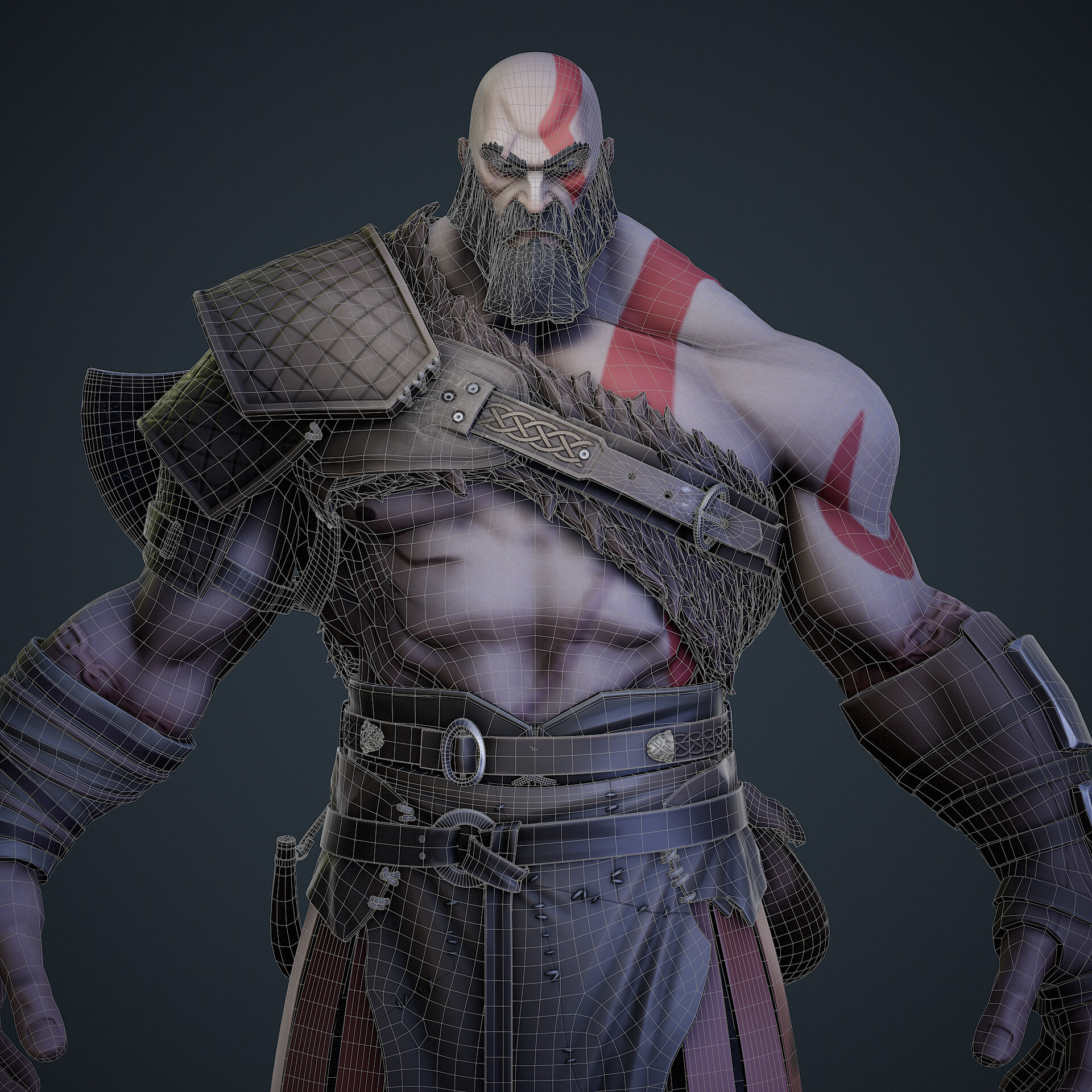 ArtStation - Kratos and Odin