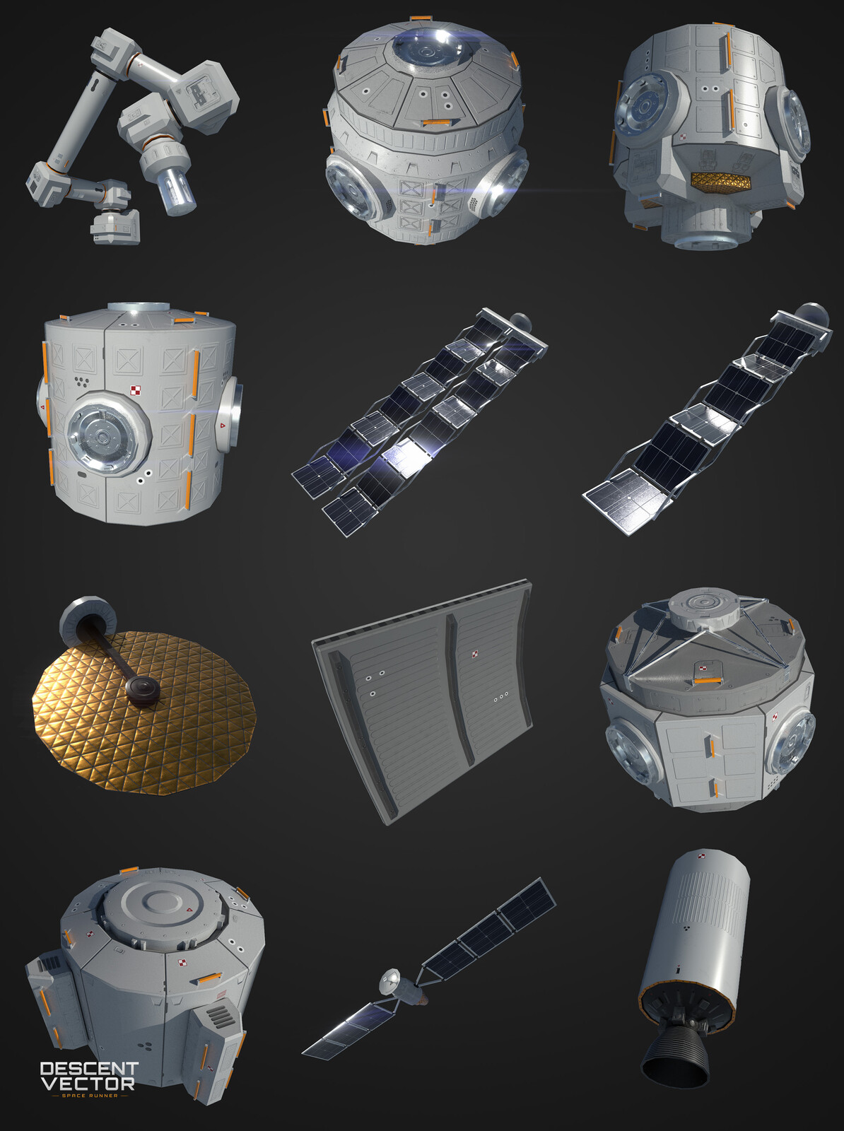 400 to 2,000 tris per prop.