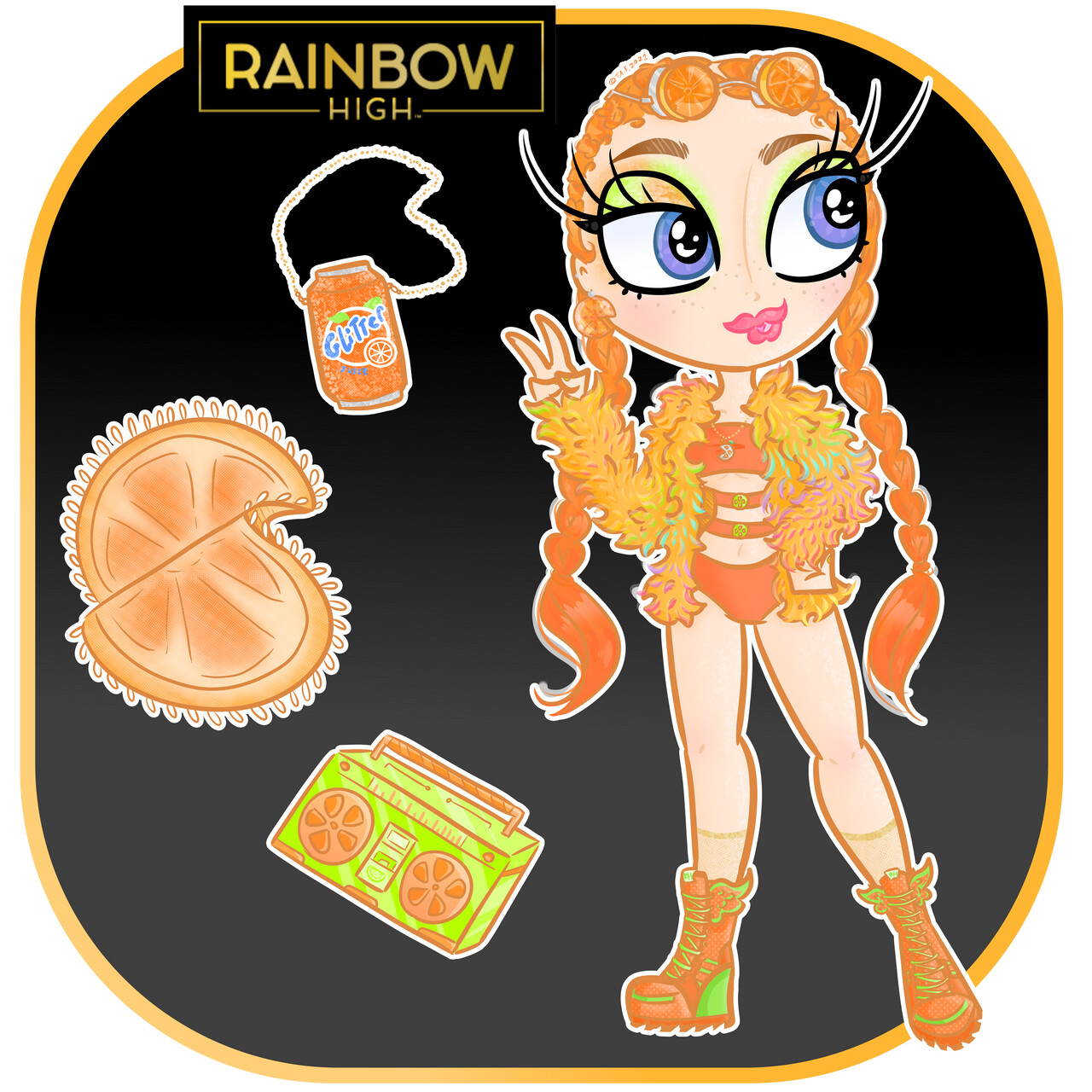 ArtStation Rainbow High Sweet Summer Doll Series Concept