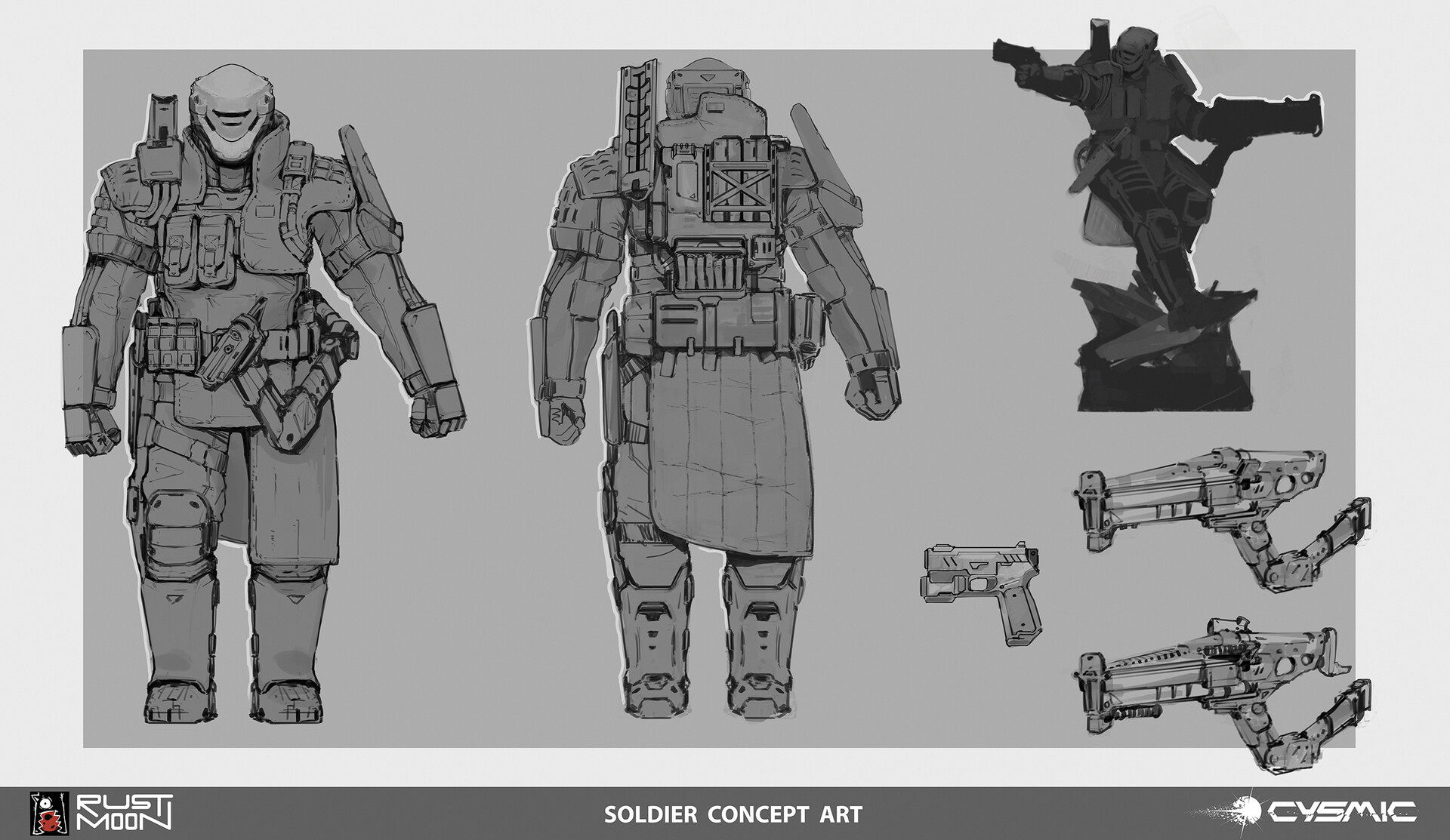 Rust Moon Studios - BoardGame - Cysmic Concept art