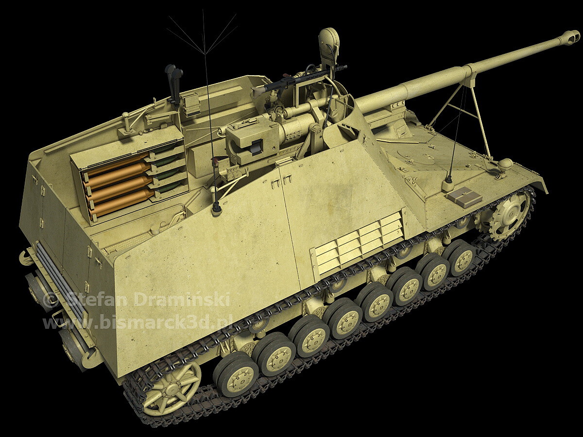 ArtStation - German tank hunter Nashorn (Sd.Kfz. 164)