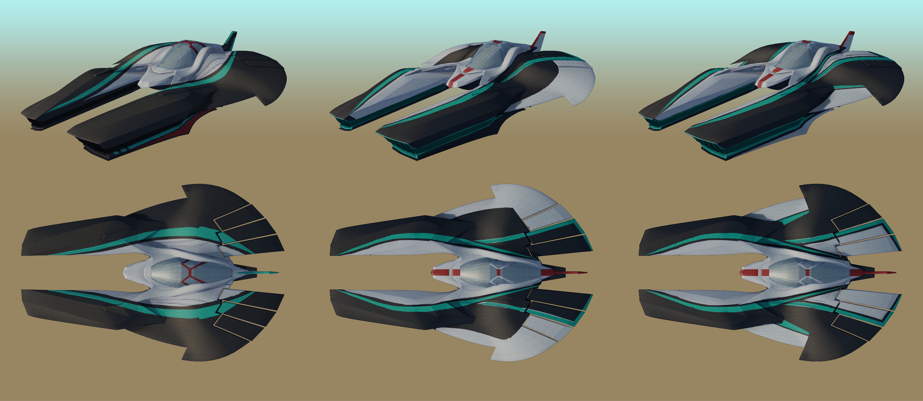 Refining this option which is heavily influenced by the Mercedes F1 car paintwork.