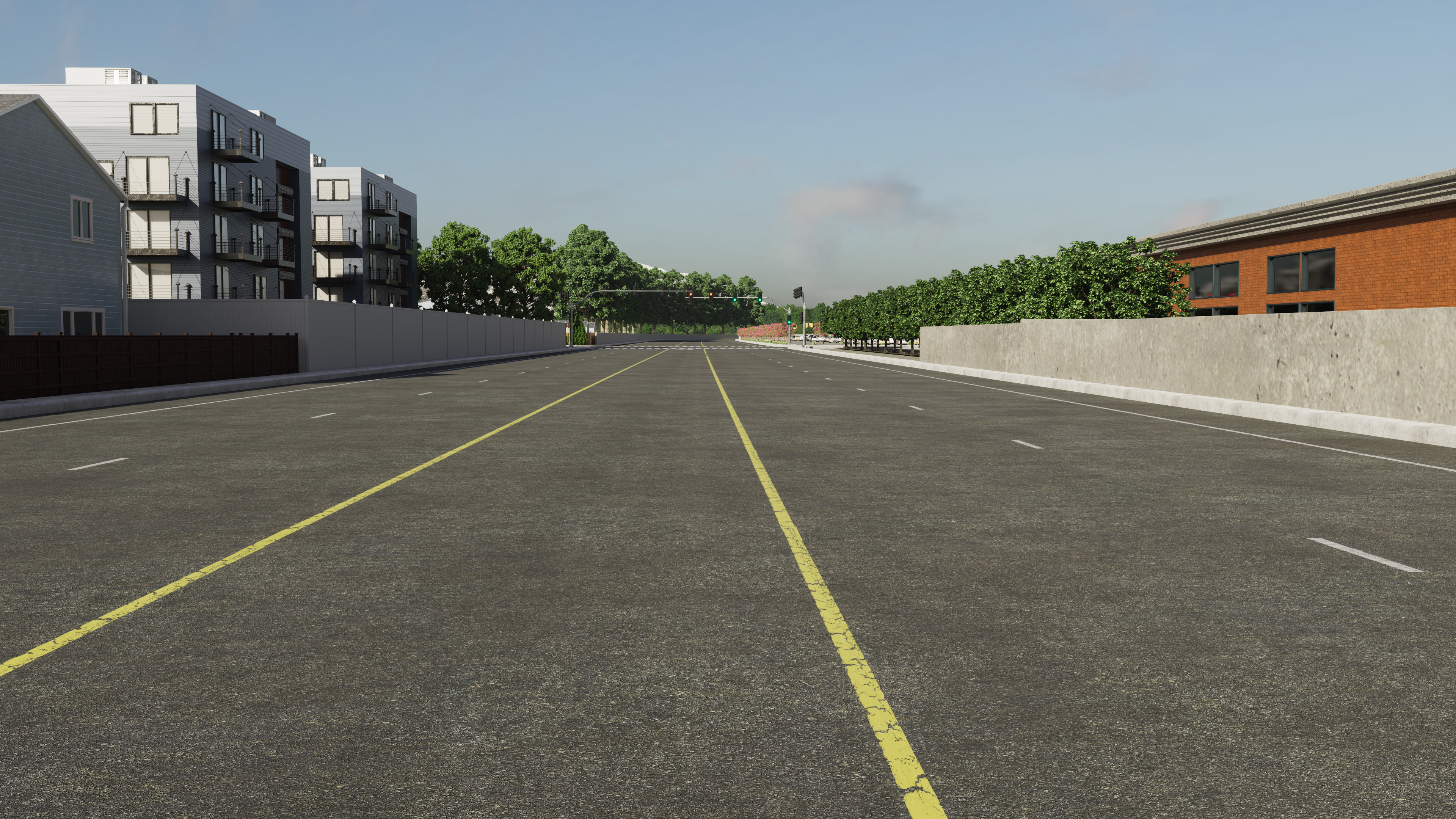 The set dressing is broken up into several modules and makes heavy use of MASH and Redshift proxies, which keeps the scene lightweight and easy to work in