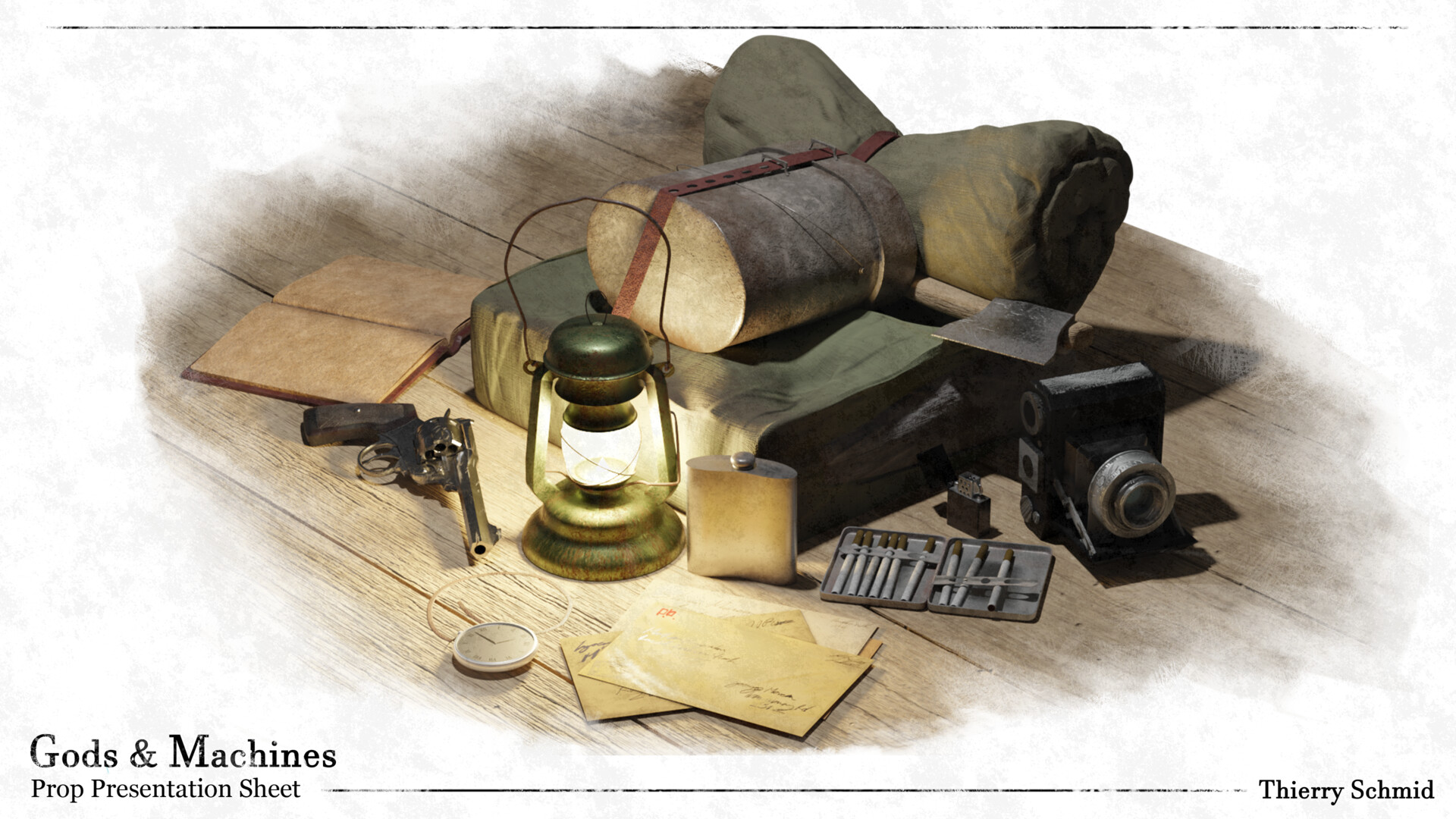 ArtStation Gods & Machines Character Props