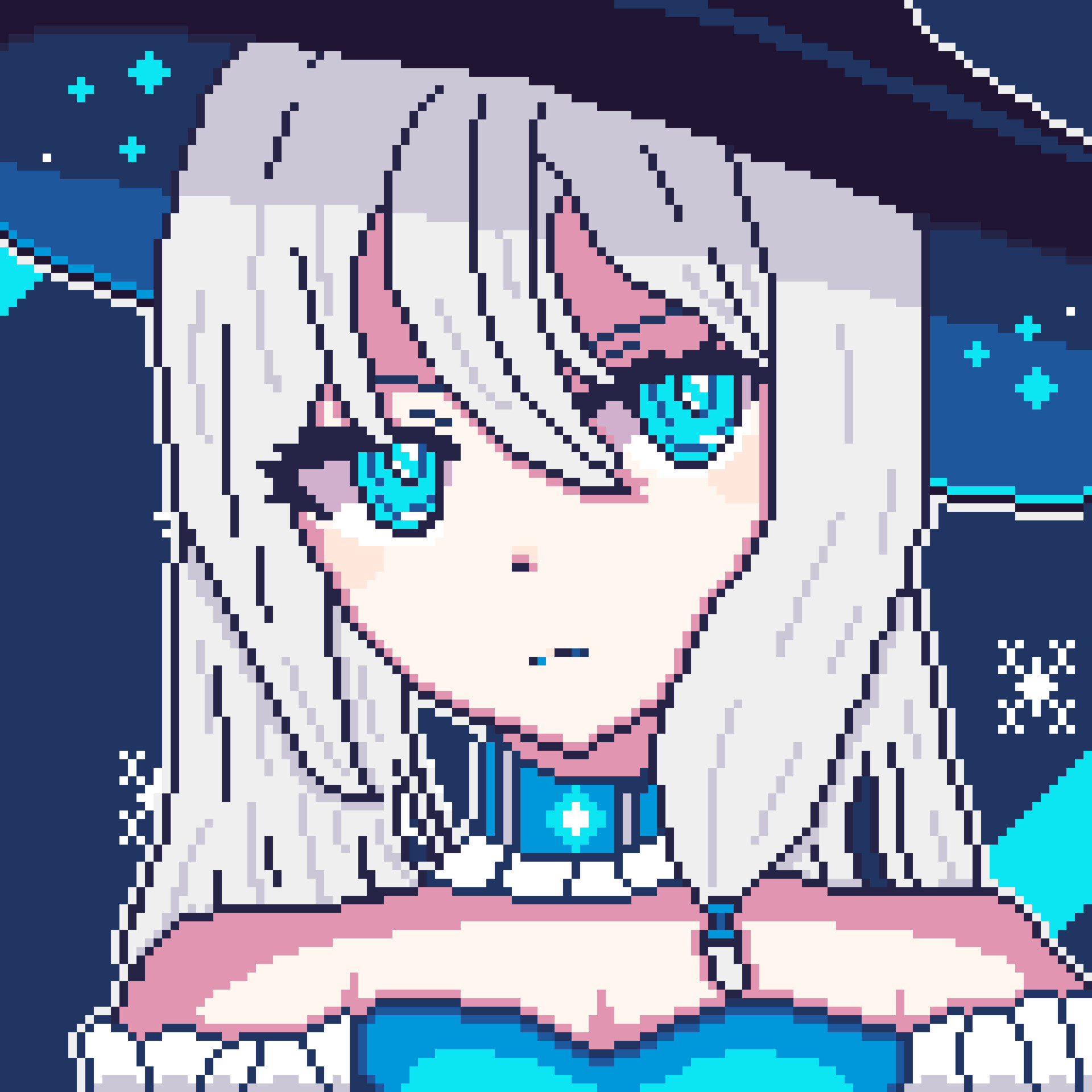 Artstation Witch Anime Girl Pixel Art From My Game