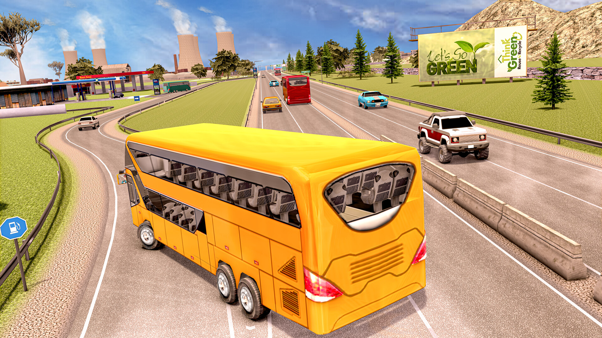 ArtStation - Bus Simulator Game Screenshots & Icons