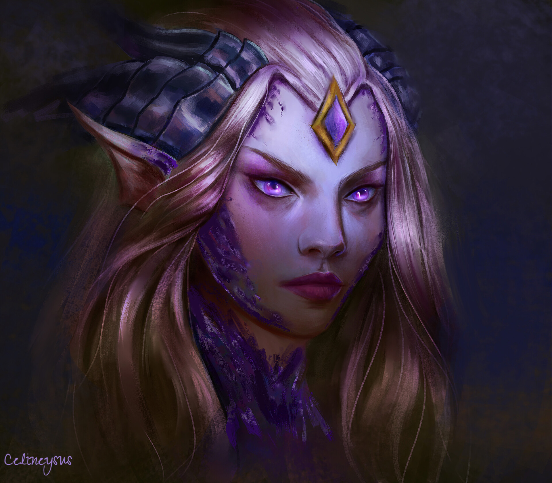 ArtStation - Dragon Sorceress Zyra Fanart.