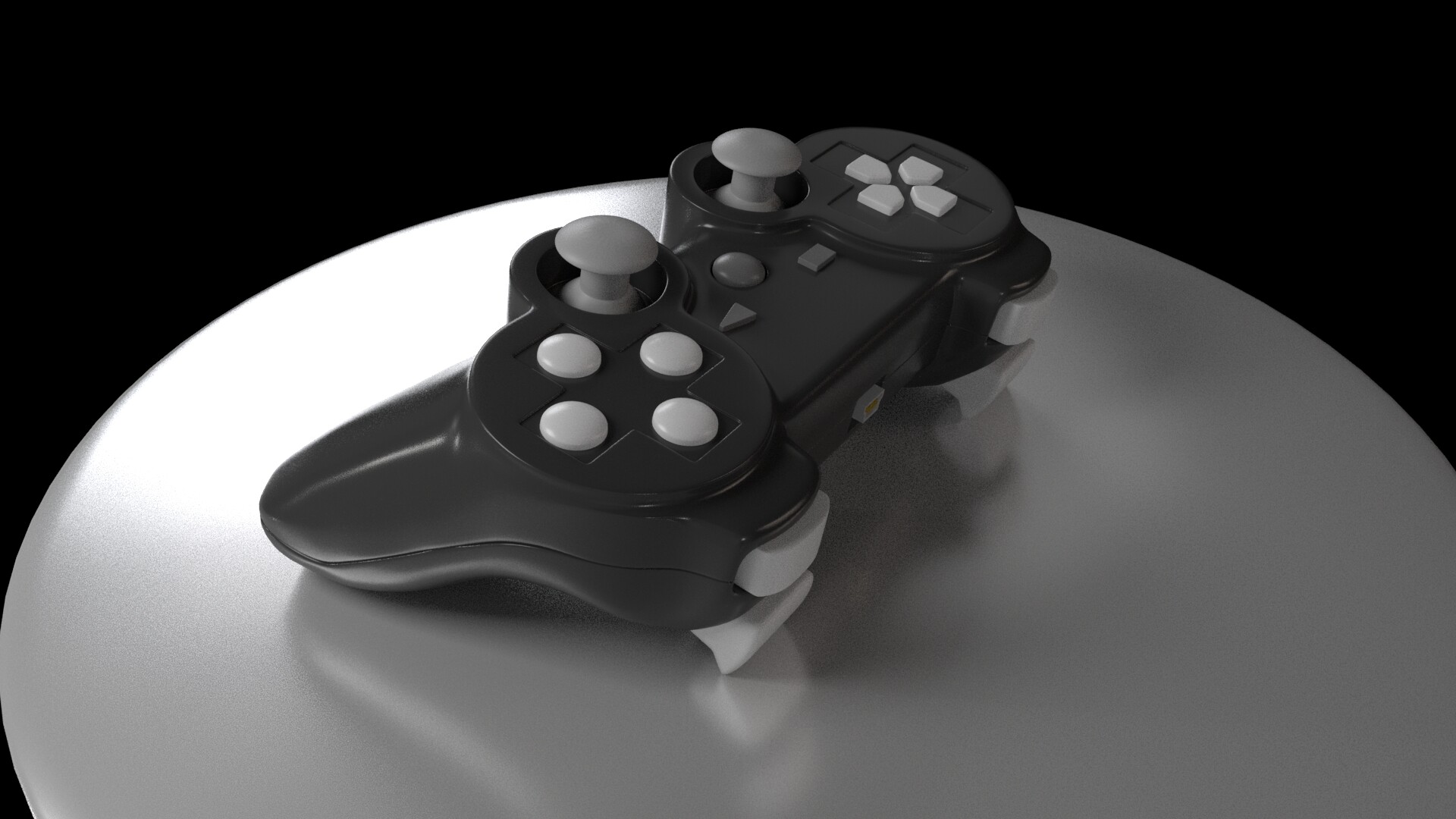 ArtStation PS2 controller rendered