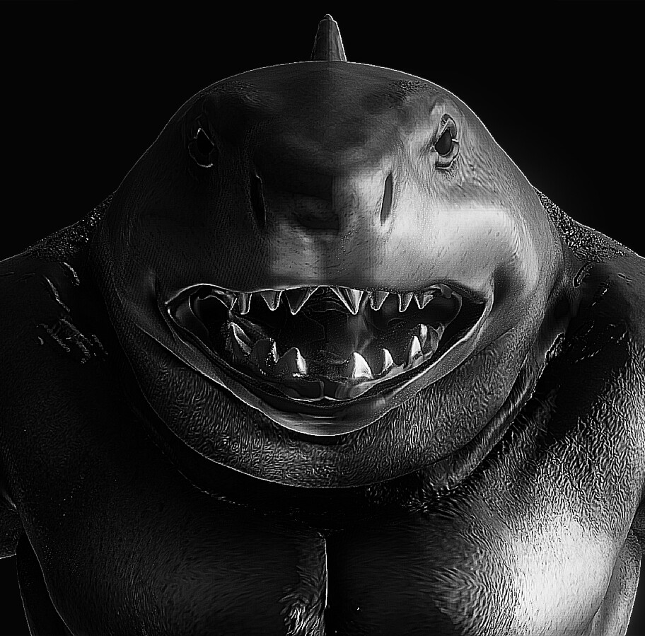 ArtStation King Shark from Suicide Squad 3d model