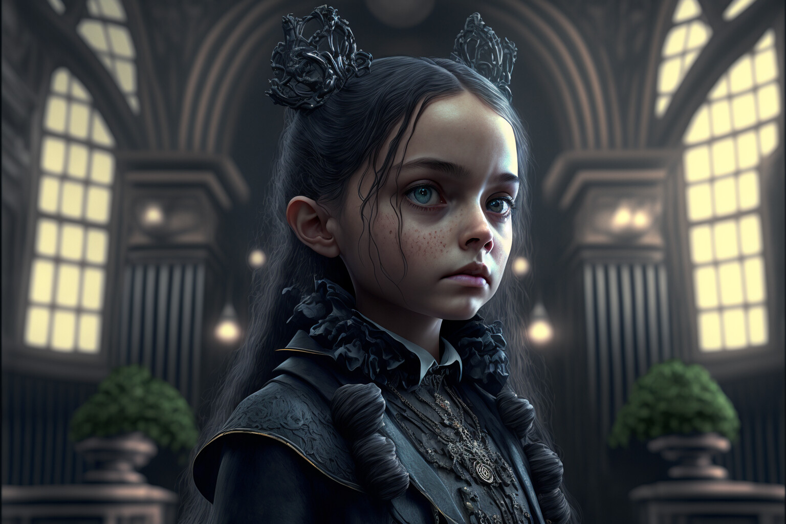 ArtStation - Wednesday Addams 3D