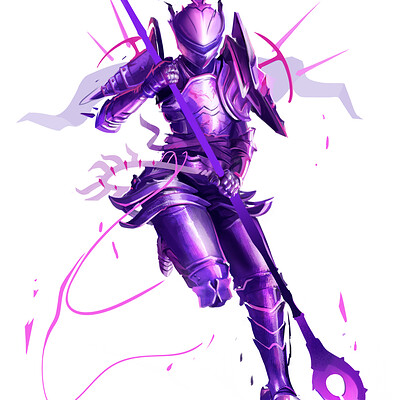 Alba palacio purple knight series web