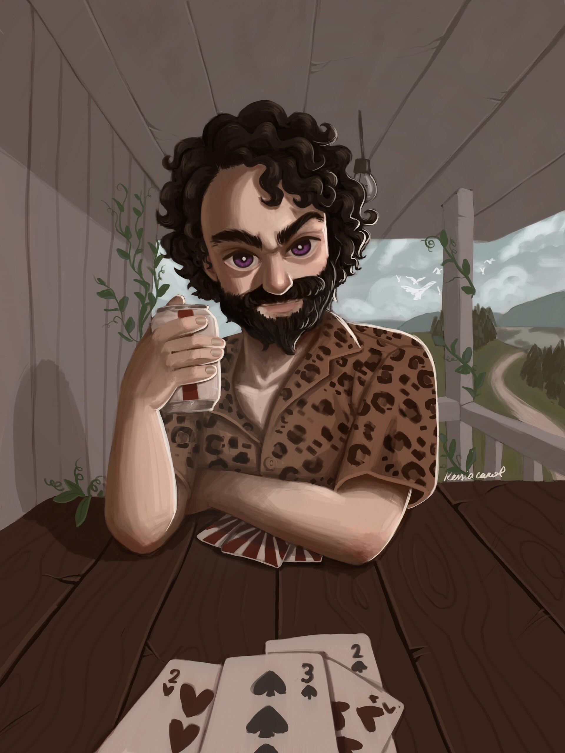 ArtStation - Pinochle with Dionysus