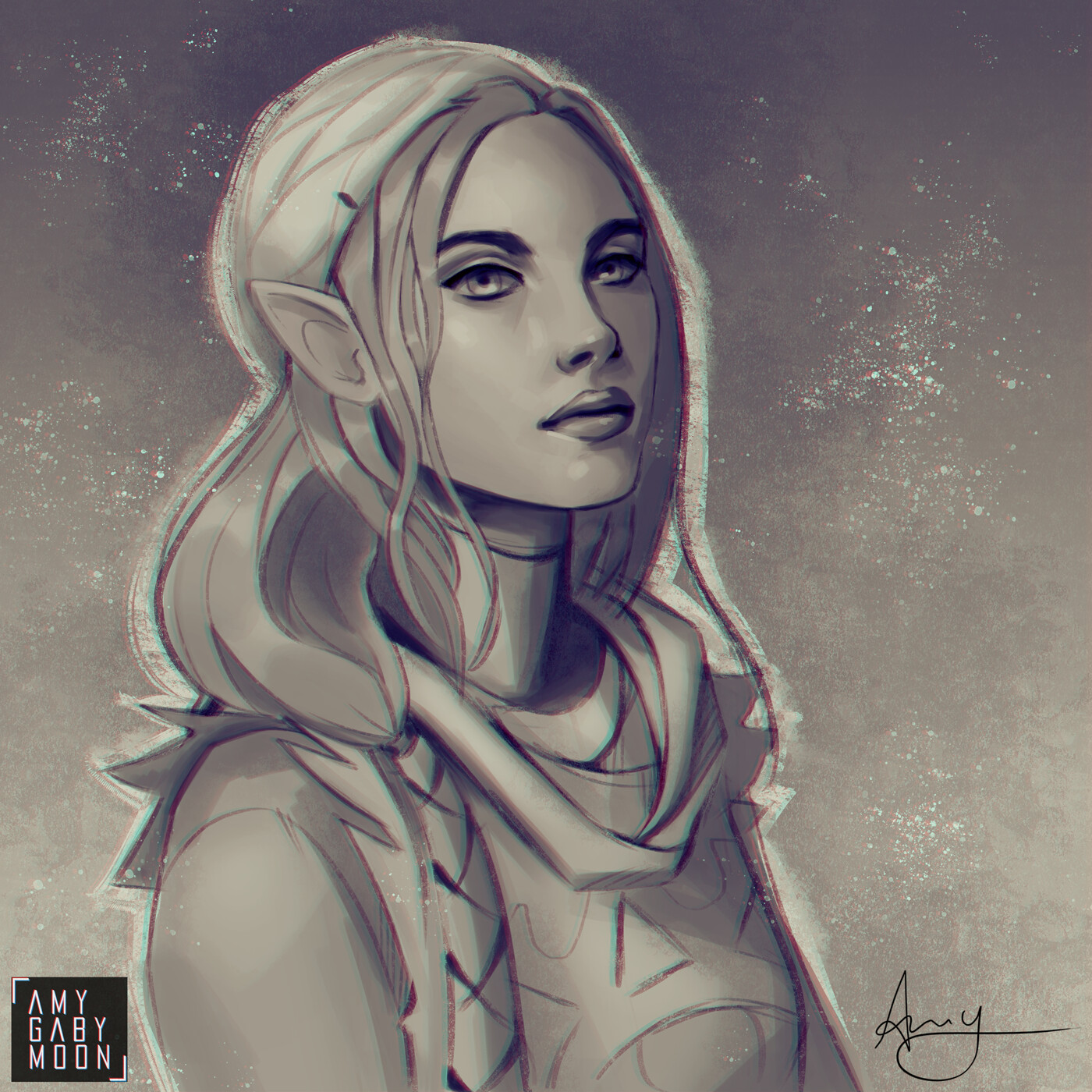 Amanda Gabriela - Realistic Sheik - Concept Sketch