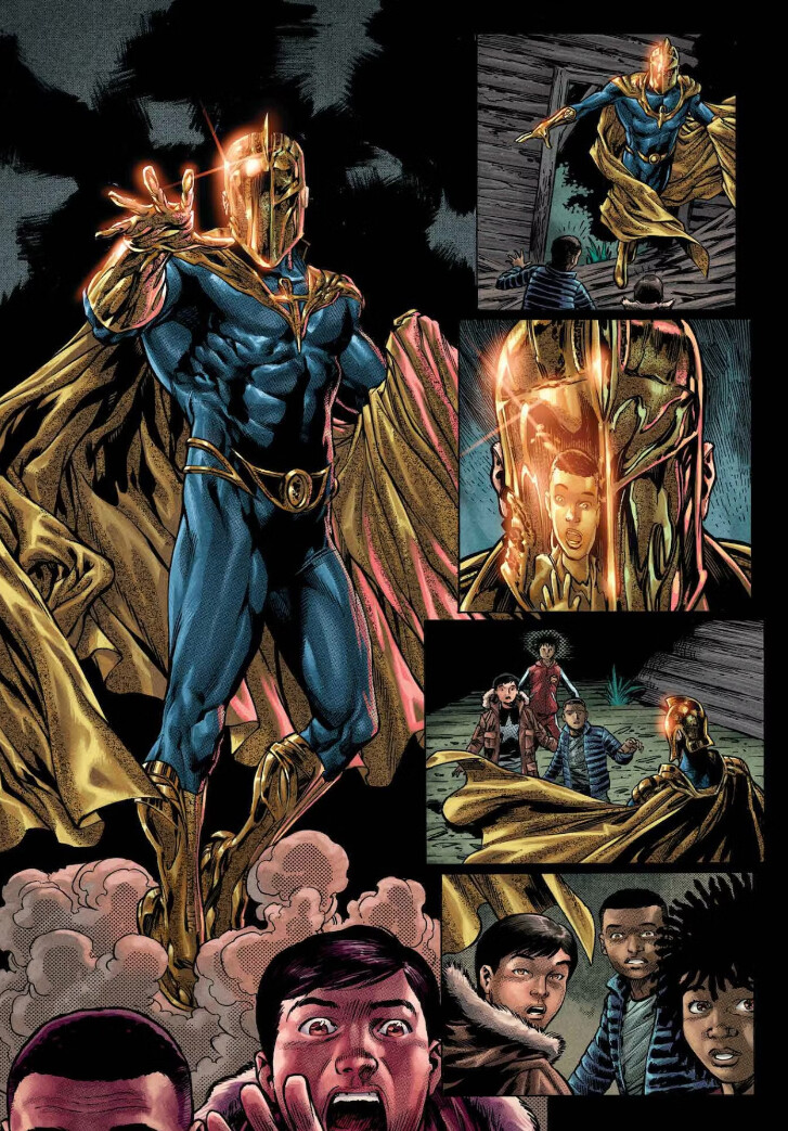 His design made it into a comic ! How cool 