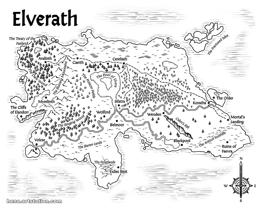Map Art: Elverath