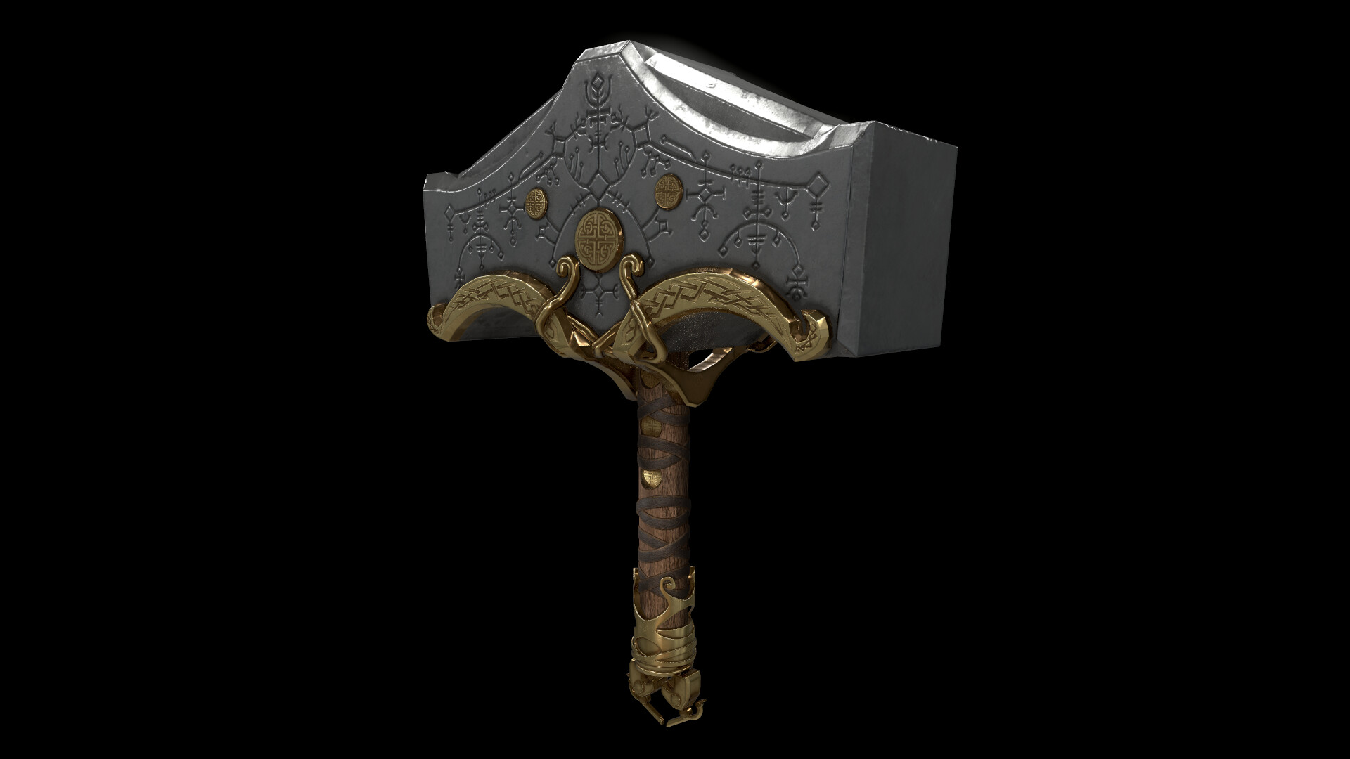 MJÖLNIR (Gow Ragnarök) Fan Art . . . . . #godofwarragnarok #ragnarok  #hammer #thor #kratos #atreus #fanart