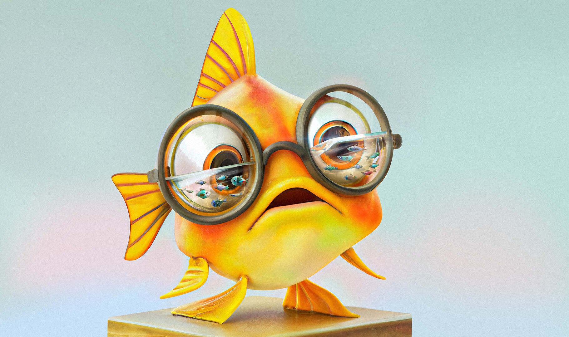 ArtStation - Fish in Glasses