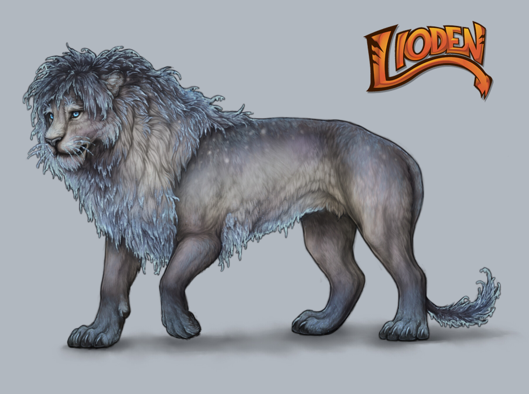 Artstation lioden grandpaw frost process shots