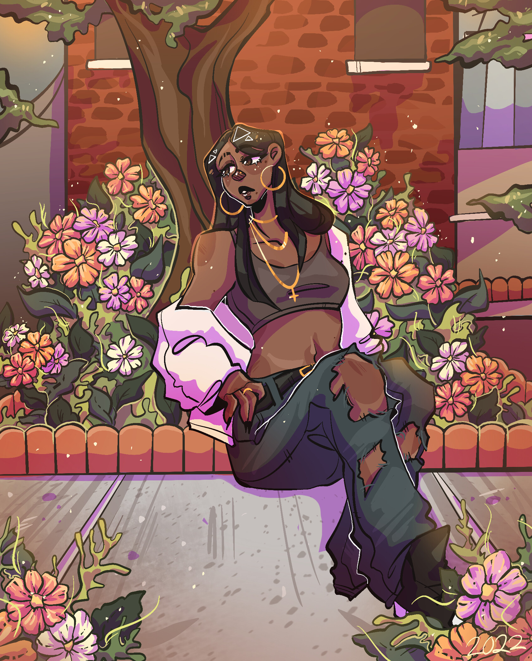 Ari Kreutzer Flowers Study