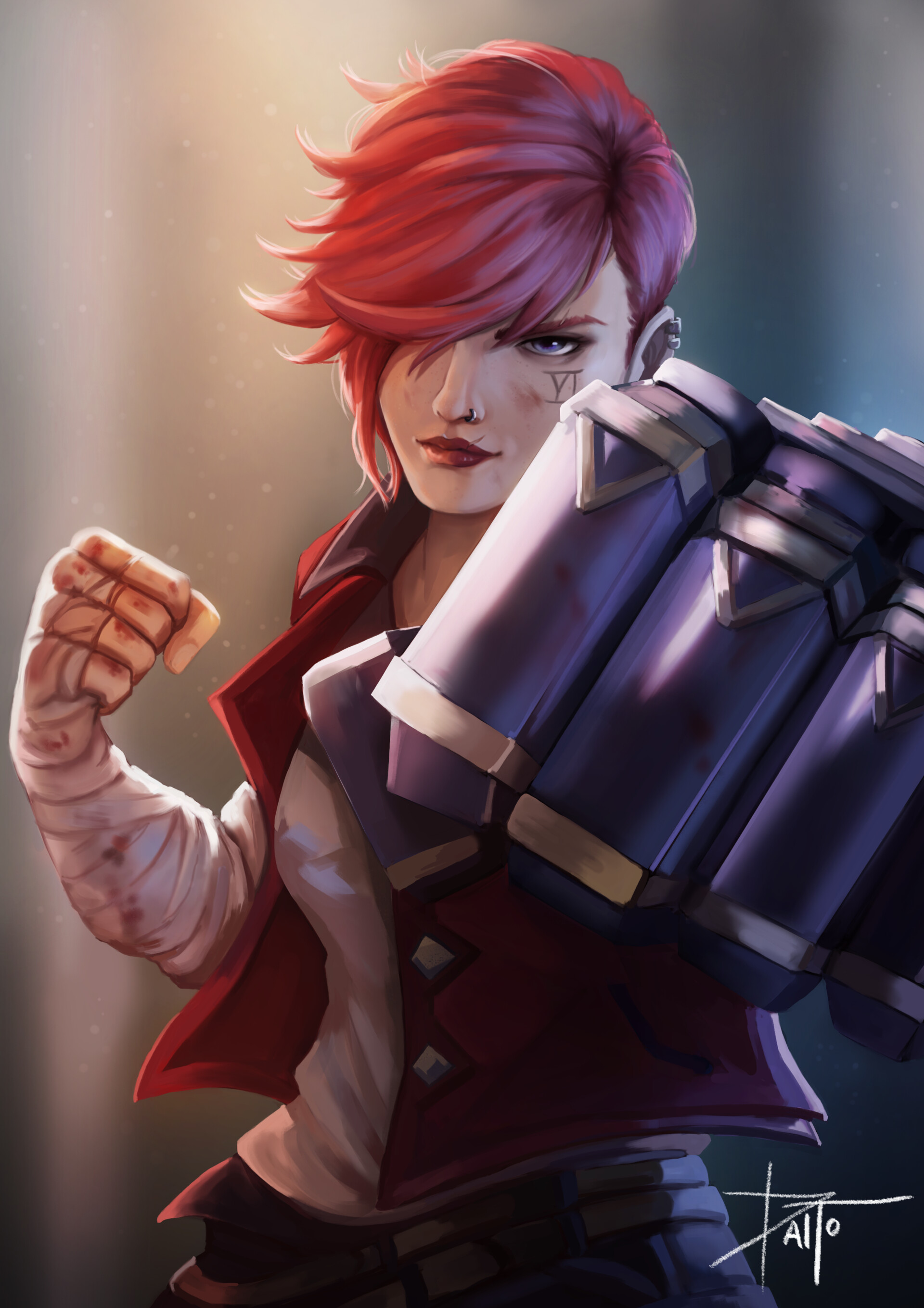 ArtStation - Vi (League of Legends) - 3Dsense Assignment