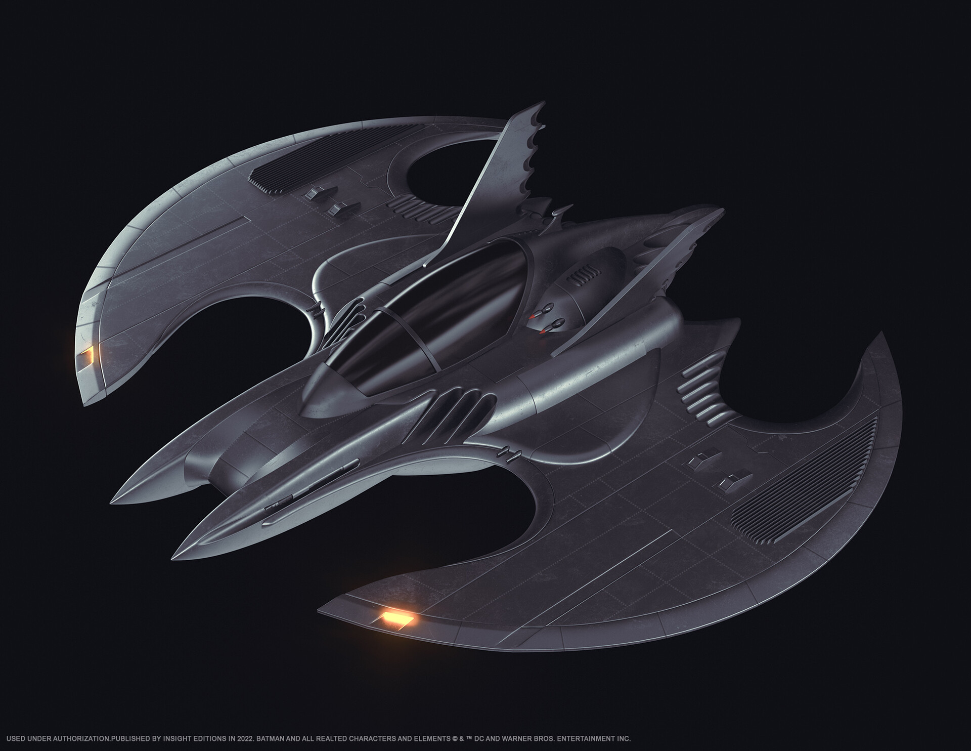ArtStation Batmobile Manual Tim Burton Batwing