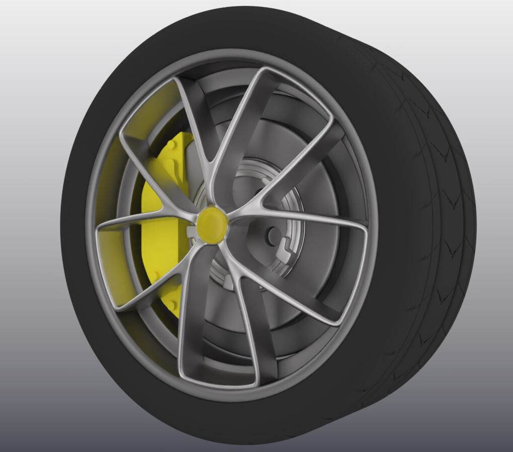 ArtStation Lotus Emira Wheel Study