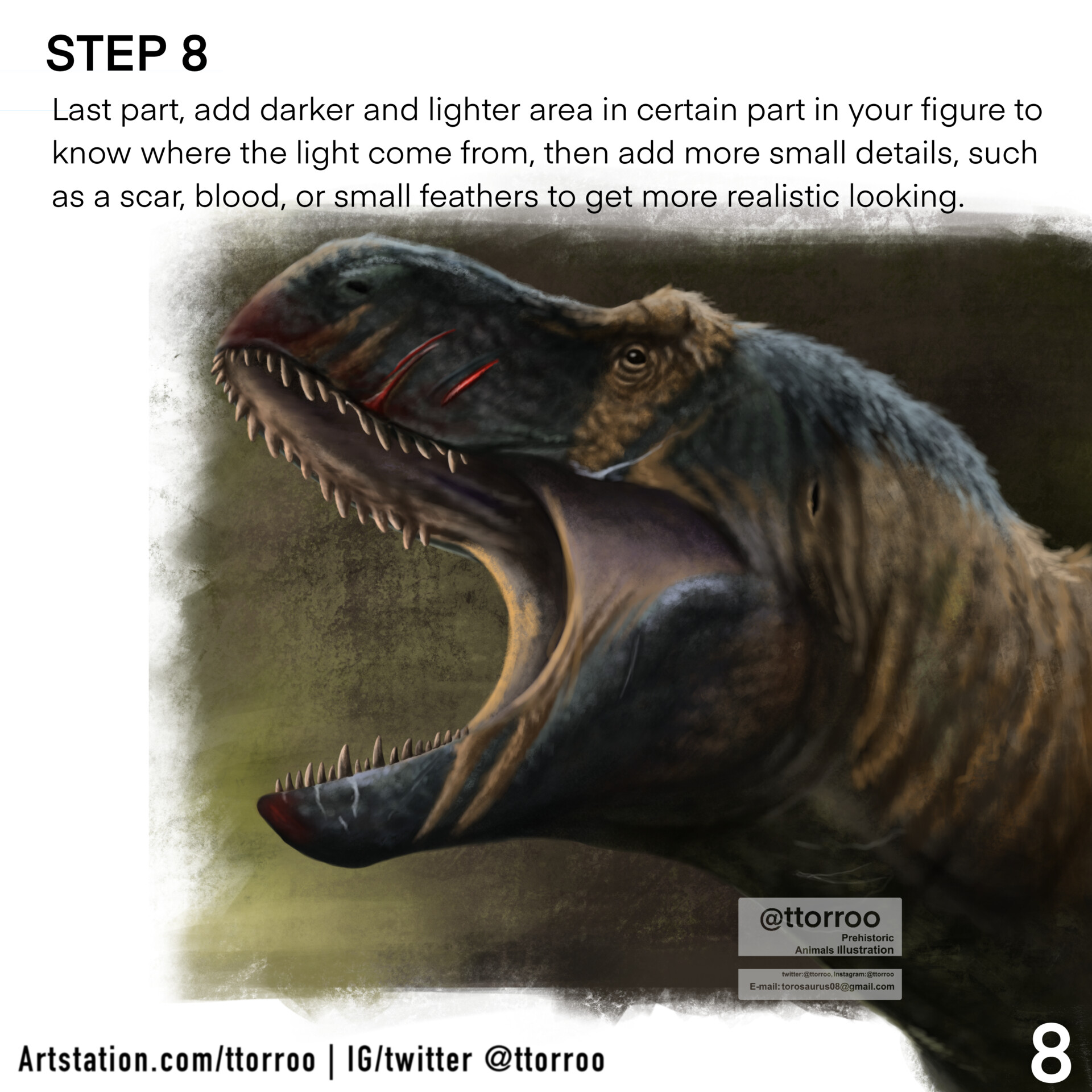 realistic dinosaur illustration cartoon drawing Stock Illustration | Adobe  Stock