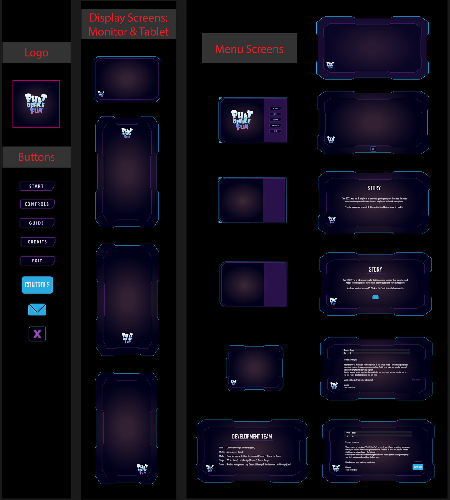 [ UI ]
All Game UI Assets including alternative verions - Buttons, Menu Screens, Background Screen, Gameplay UI Screen Backgrounds with logo