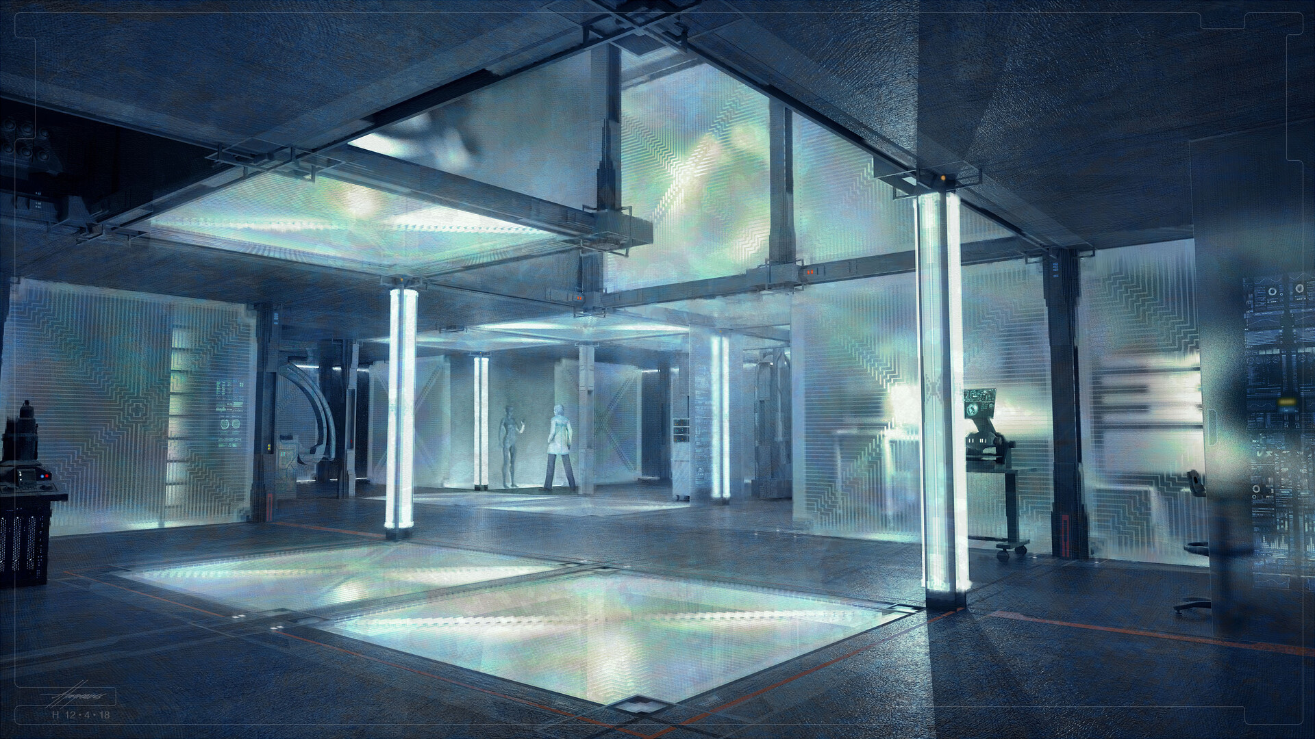 ArtStation HALO The Series Halseys Lab