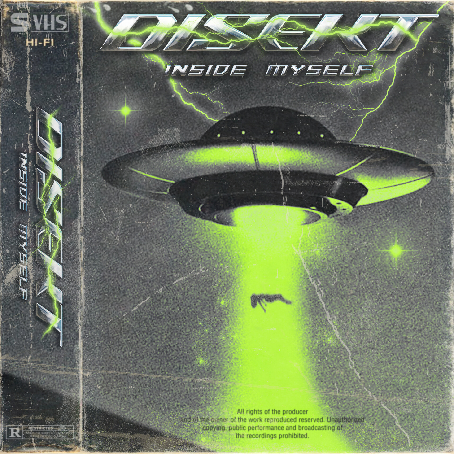 MIRROR DEATH COVER ART FOR DISEKT INSIDE MYSELF [SELF RELEASE]