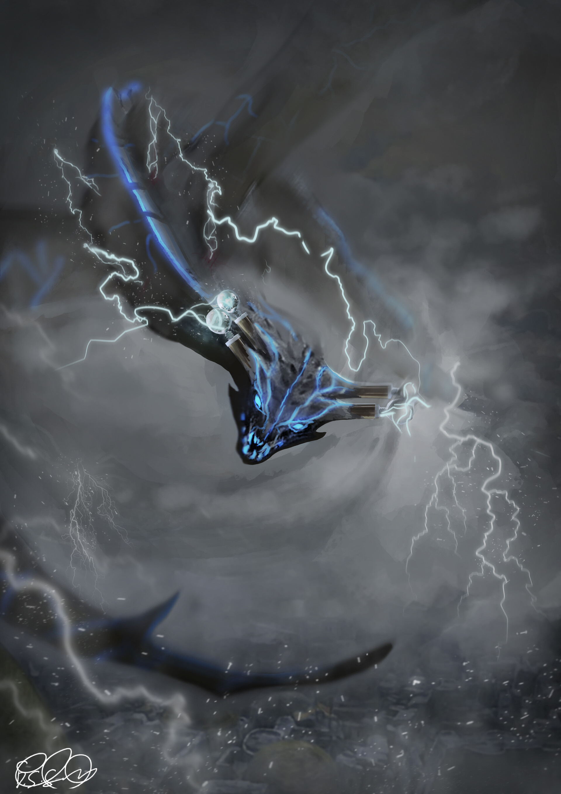 Danyon Street - Lightning storm dragon #1
