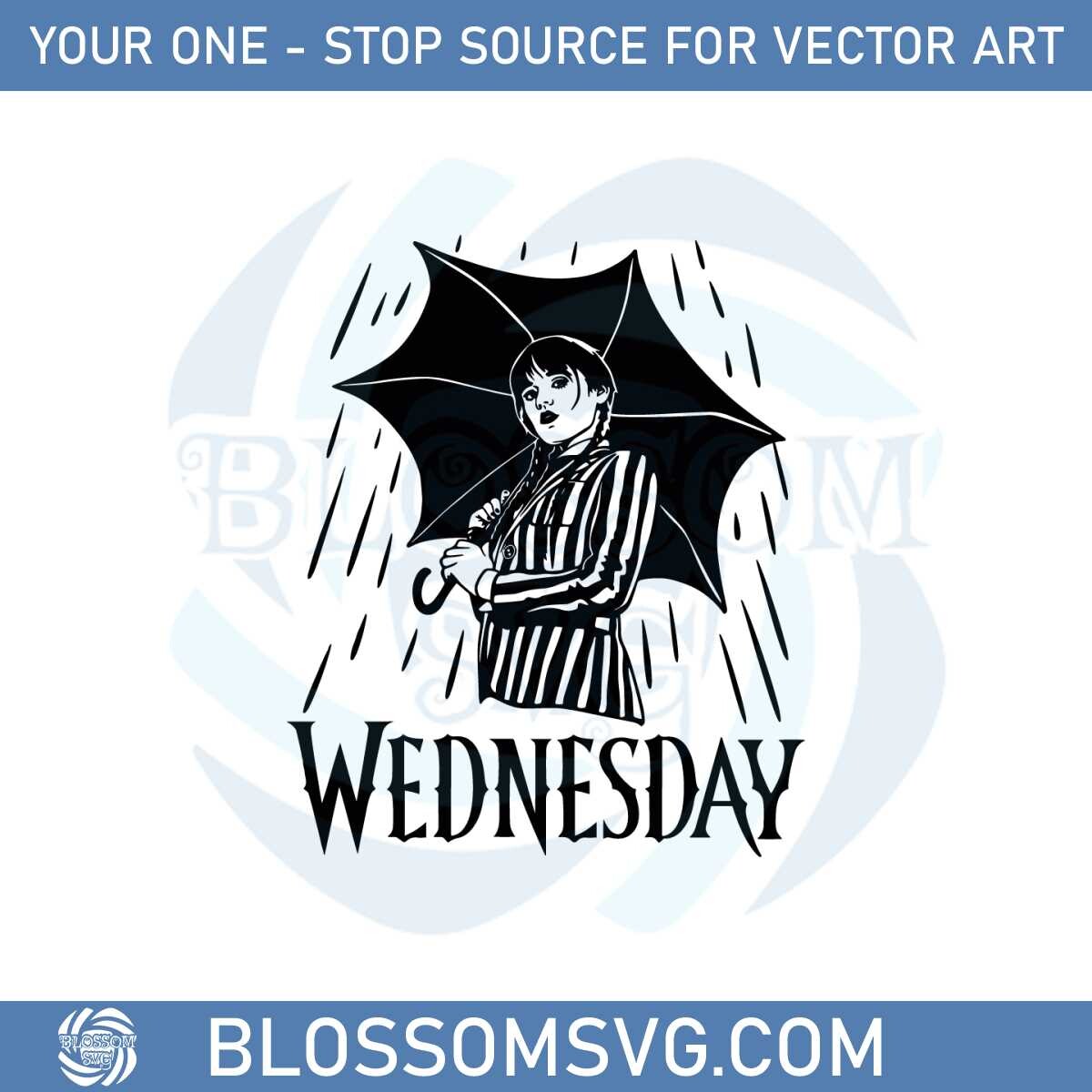 ArtStation - Wednesday Addams Svg Best Graphic Designs Cutting Files