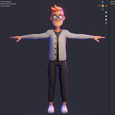 Character design using ZBrush and Blender