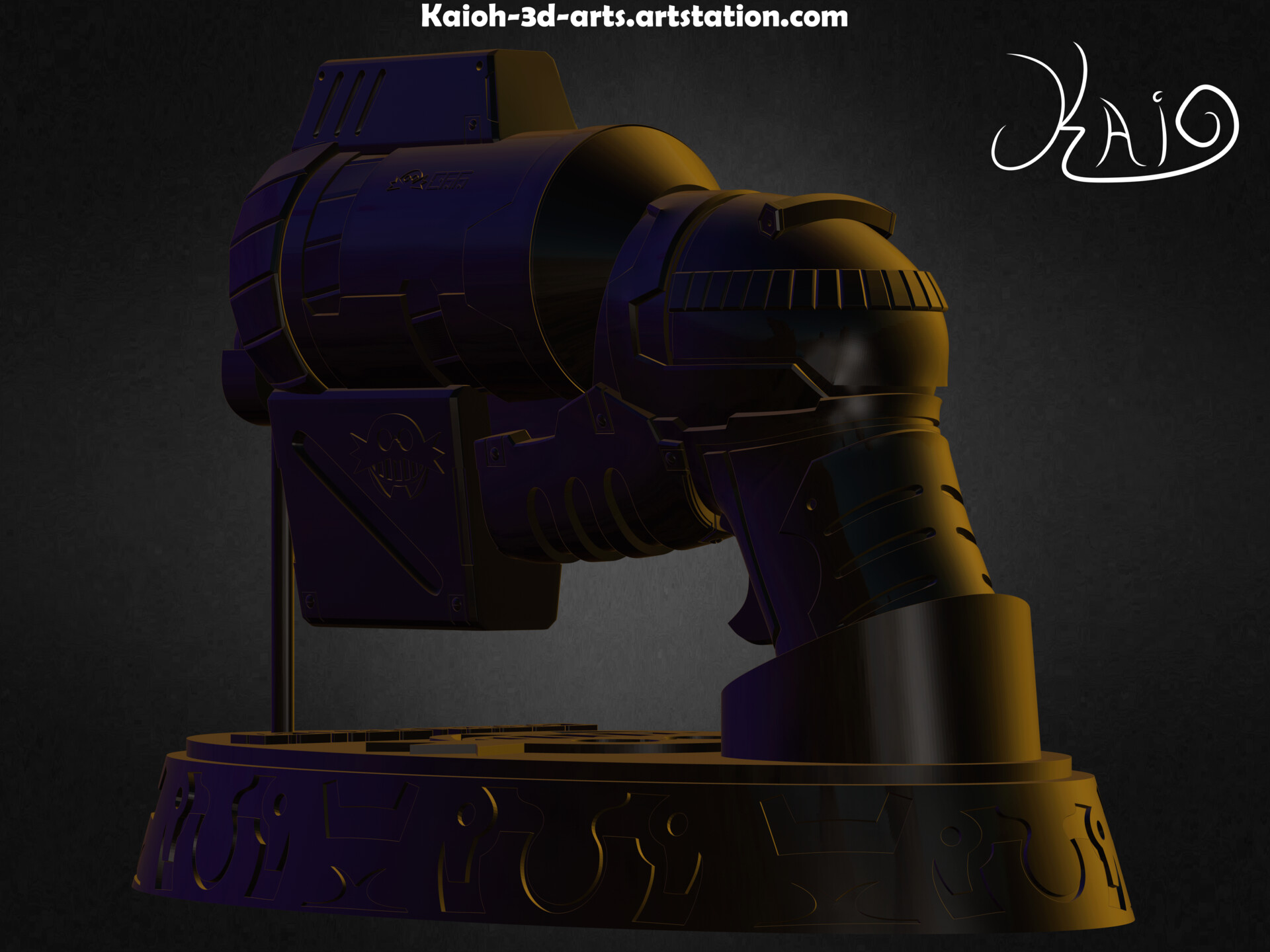 Kaio Augusto - Commision - PSO2 - Dr. Eggman's Eggblaster