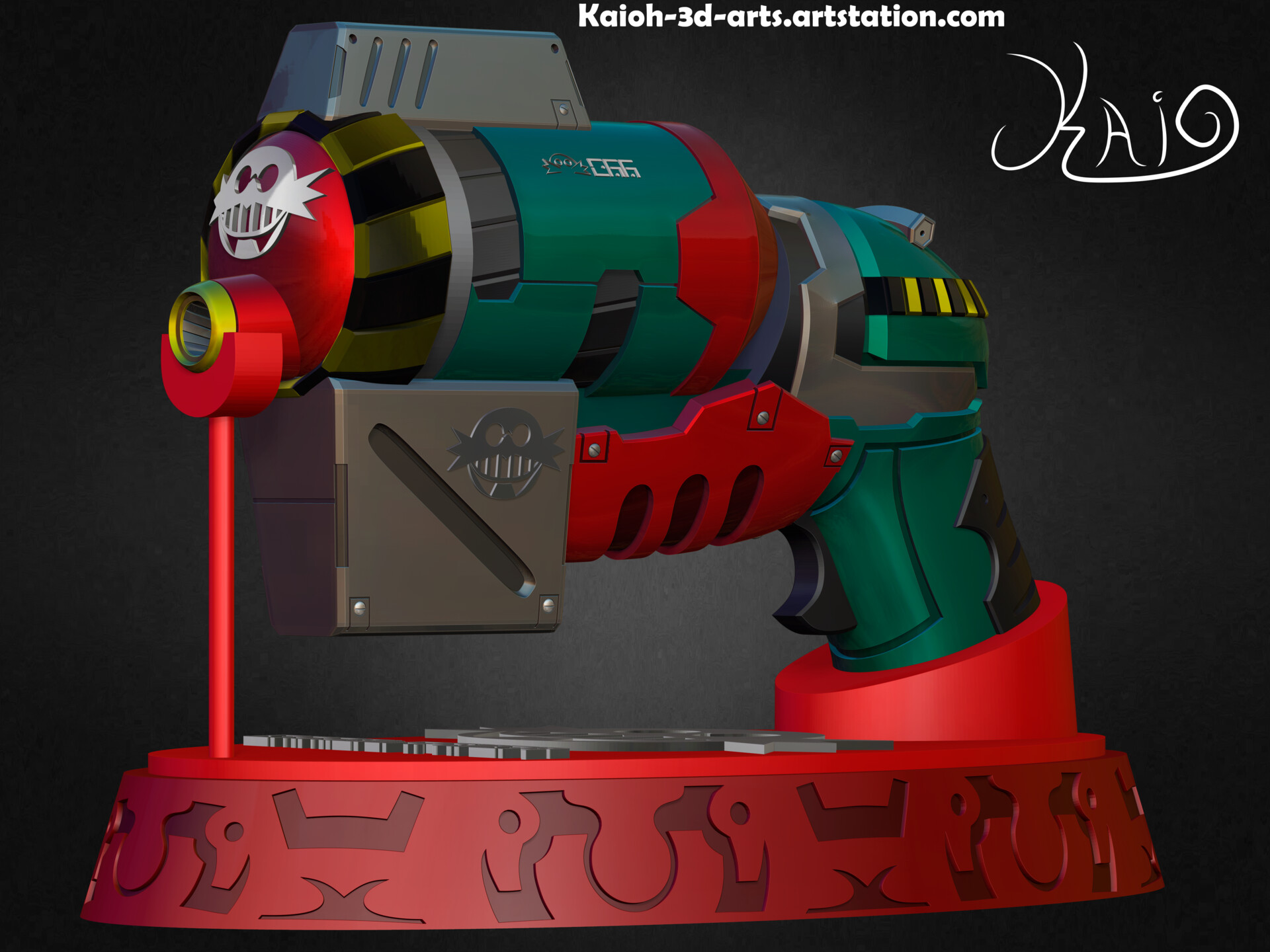 Kaio Augusto - Commision - PSO2 - Dr. Eggman's Eggblaster