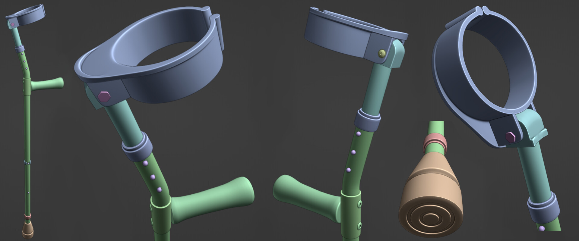 ArtStation WIP Lofstrand Crutches