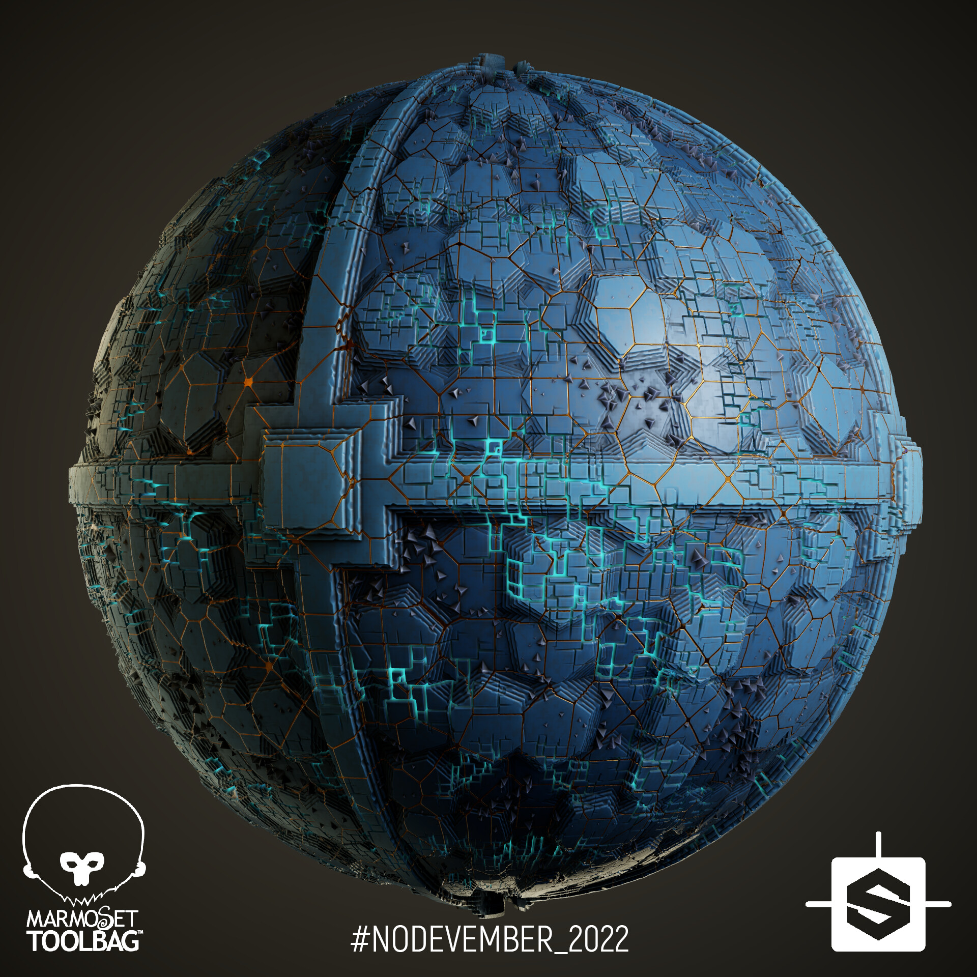 ArtStation - Nodevember 2022 - Digital Ruins