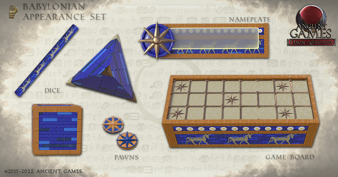 Sullivan Bousinière - Ancient Games - Babylonian Set