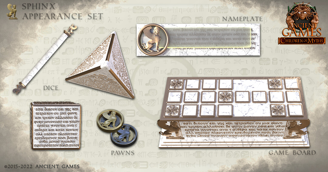 Sullivan Bousinière - Ancient Games - Sphinx Set