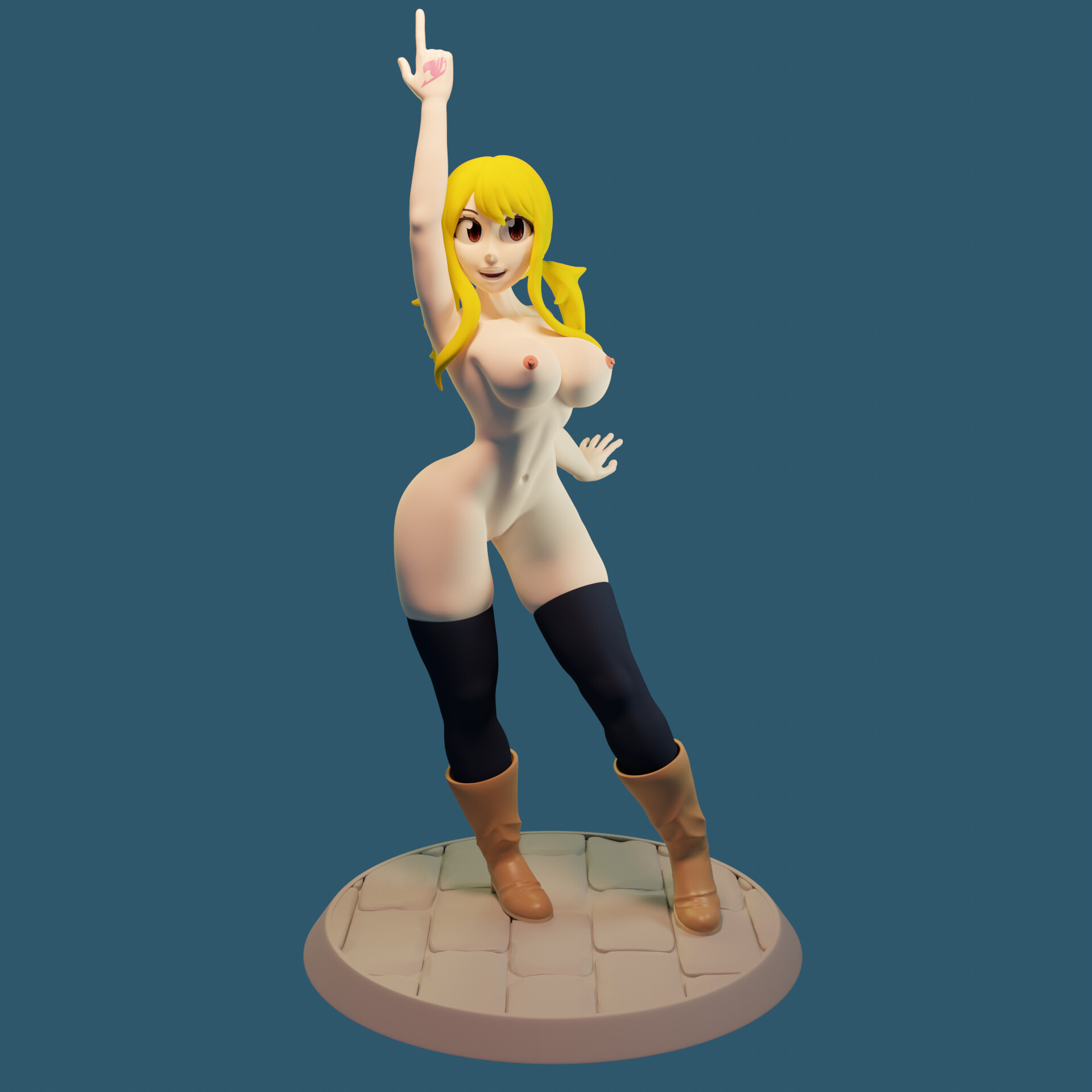 ArtStation - NSFW Lucy Heartfilia for 3d print