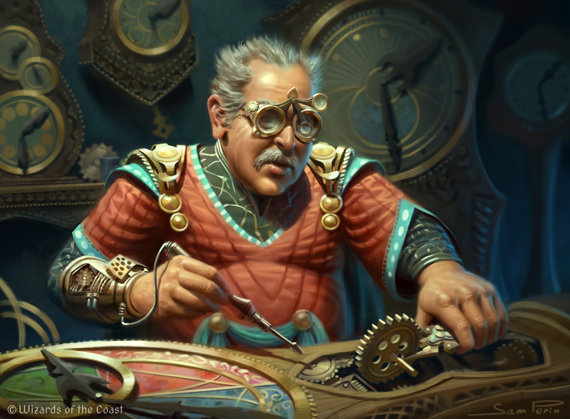 Rusko, Clockmaker by Sam Perin : r/ImaginarySteampunk