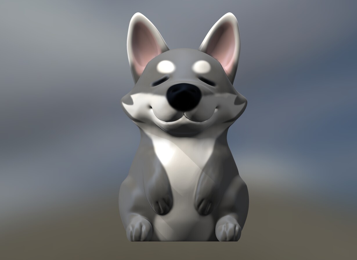 ArtStation - Chibi Dog