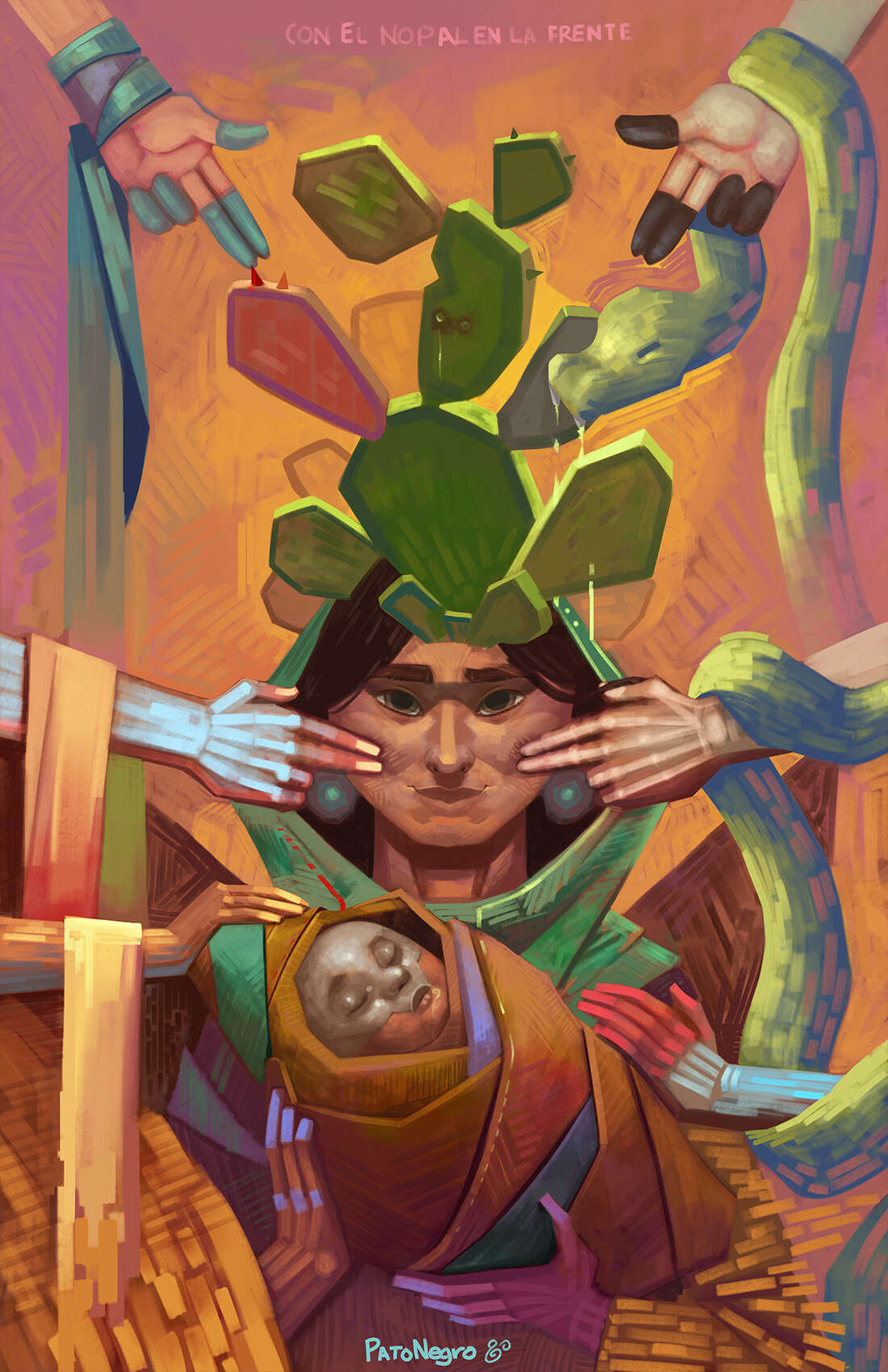 ArtStation Con El Nopal En La Frente artstation-con-el-nopal-en-la-frente