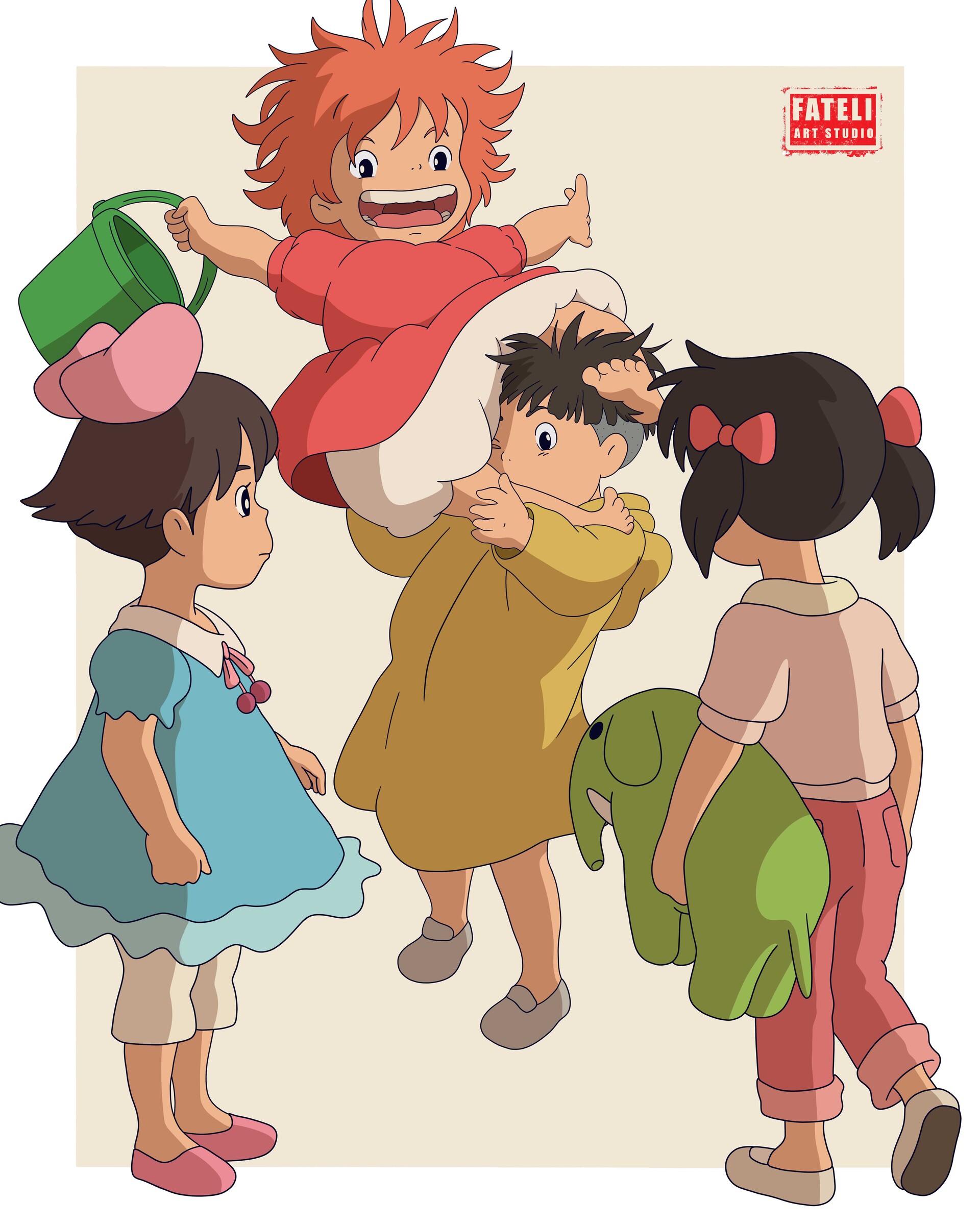 ArtStation Happy Ponyo