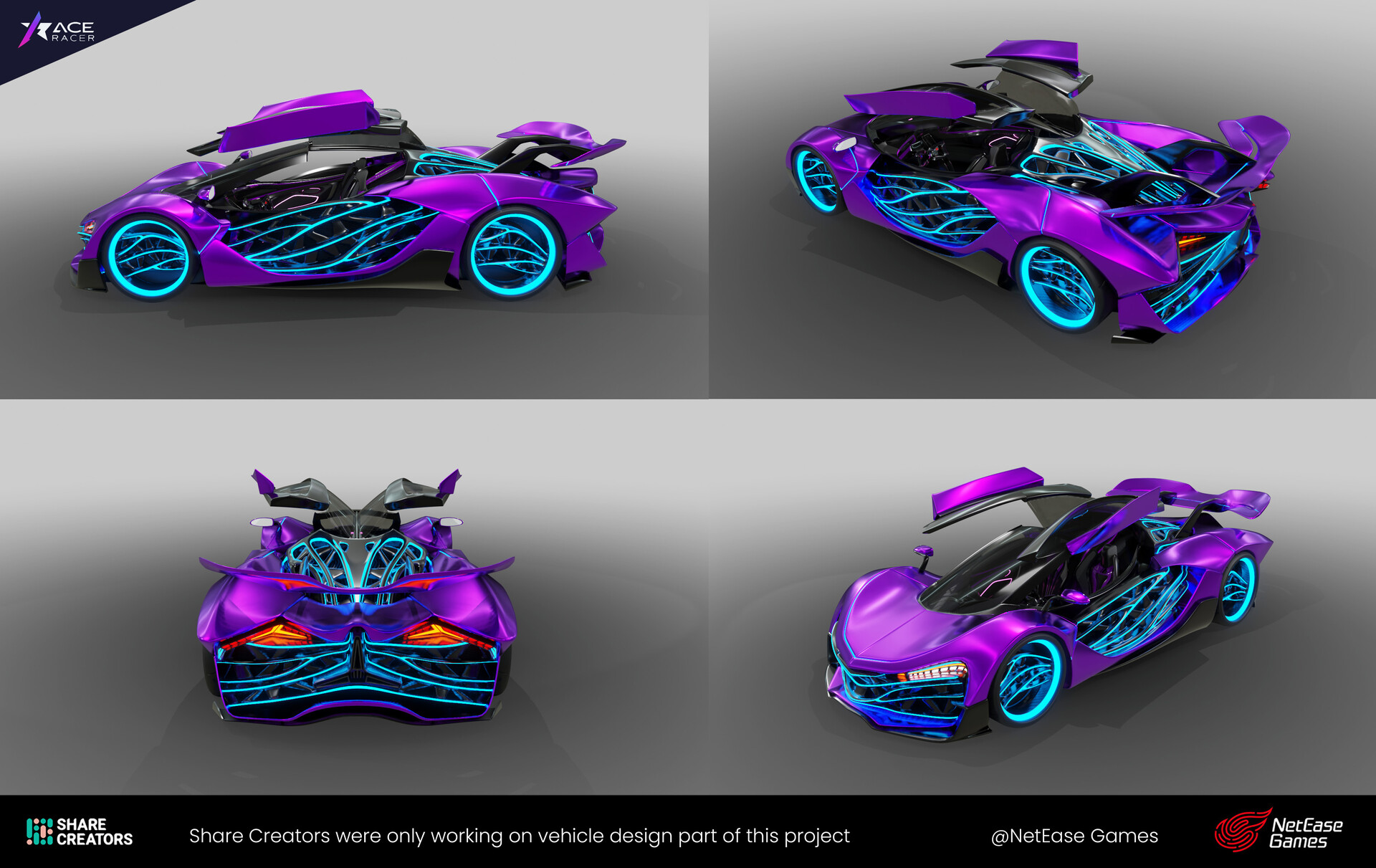 ArtStation - Multiplayer Local Server Toy Racing Game