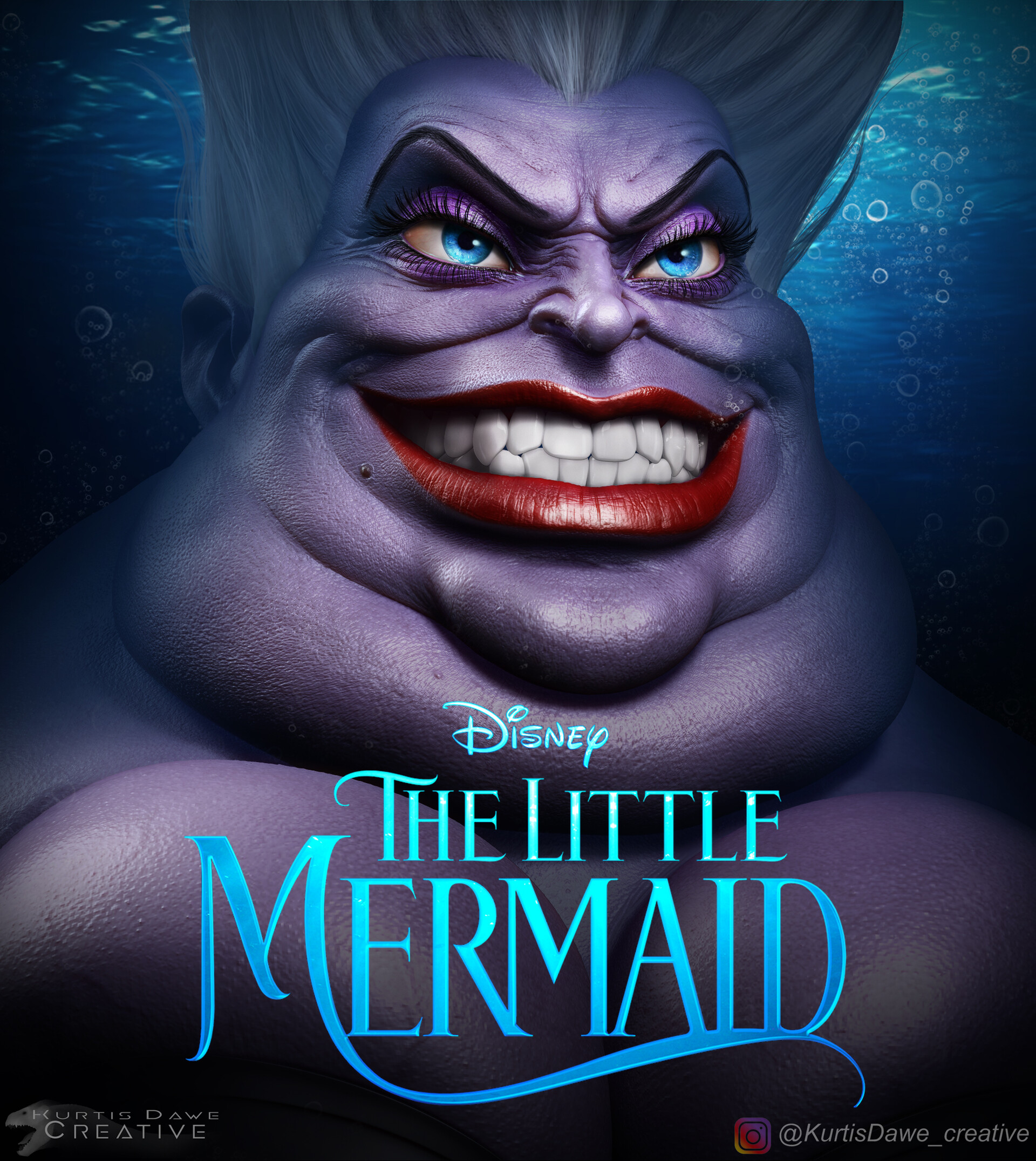 ArtStation Ursula Little Mermaid Kurtis Dawe Creative
